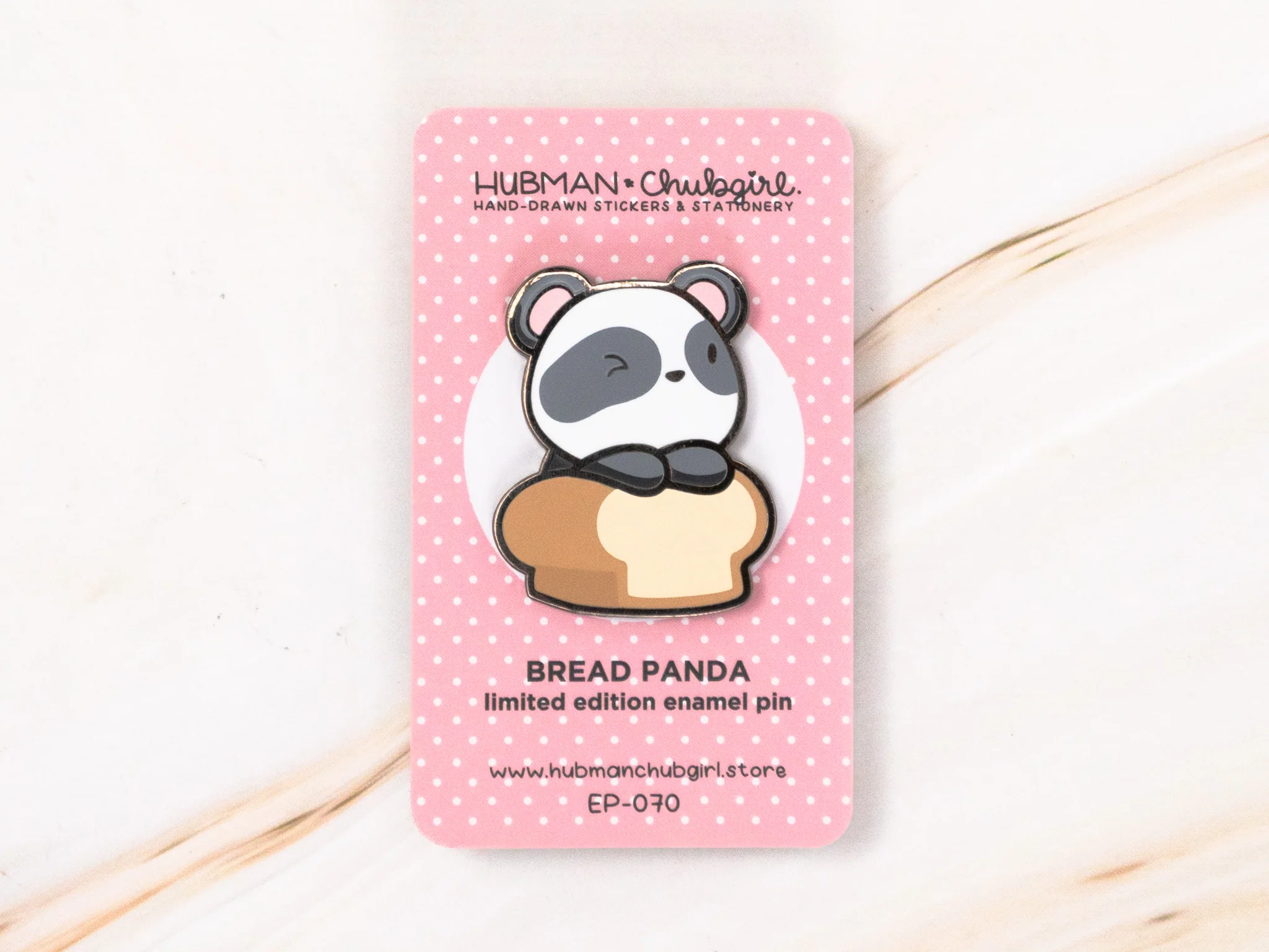 Bread Panda Pin