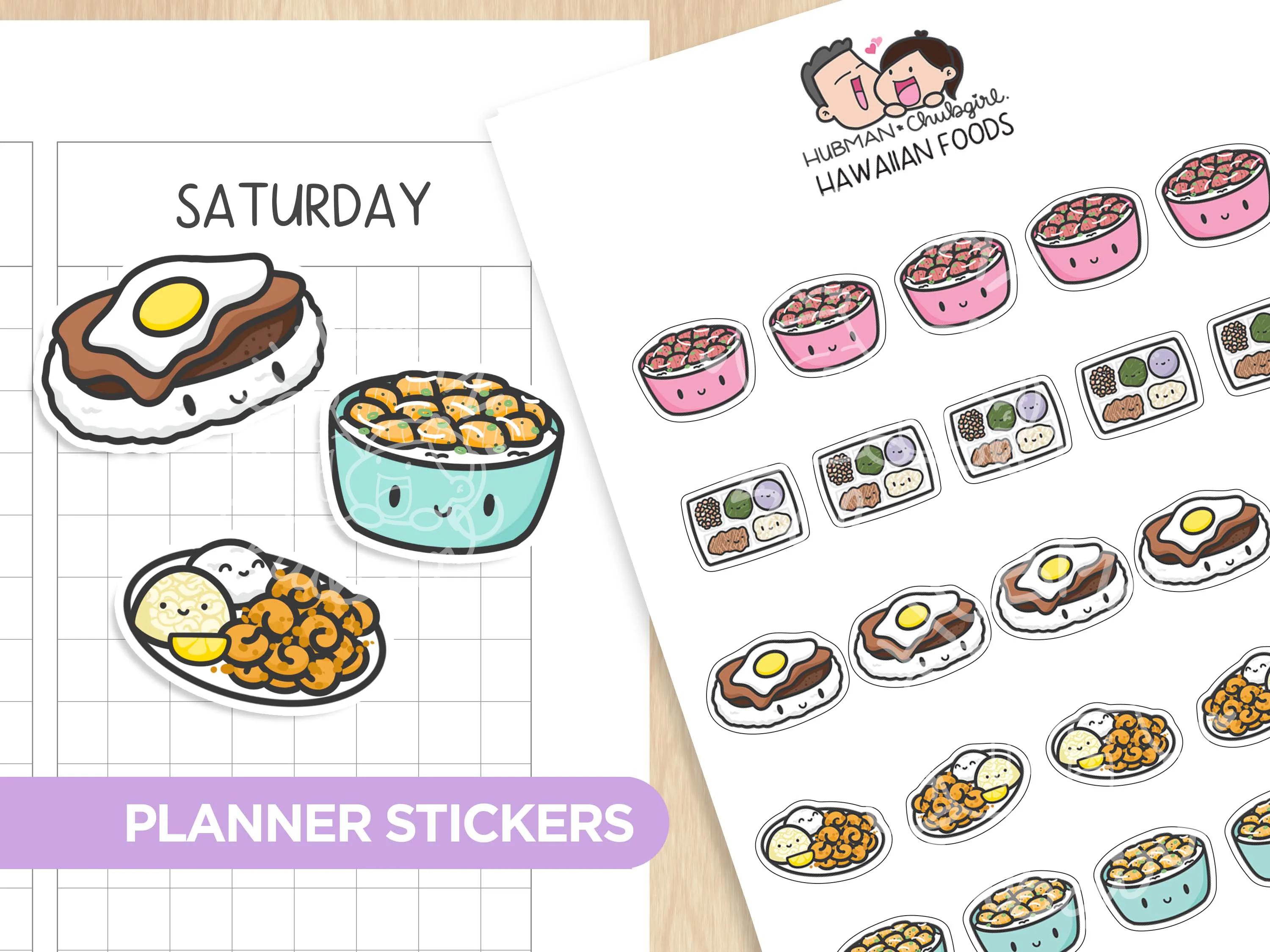 Aloha Hawaii Sticker Set - Image 4