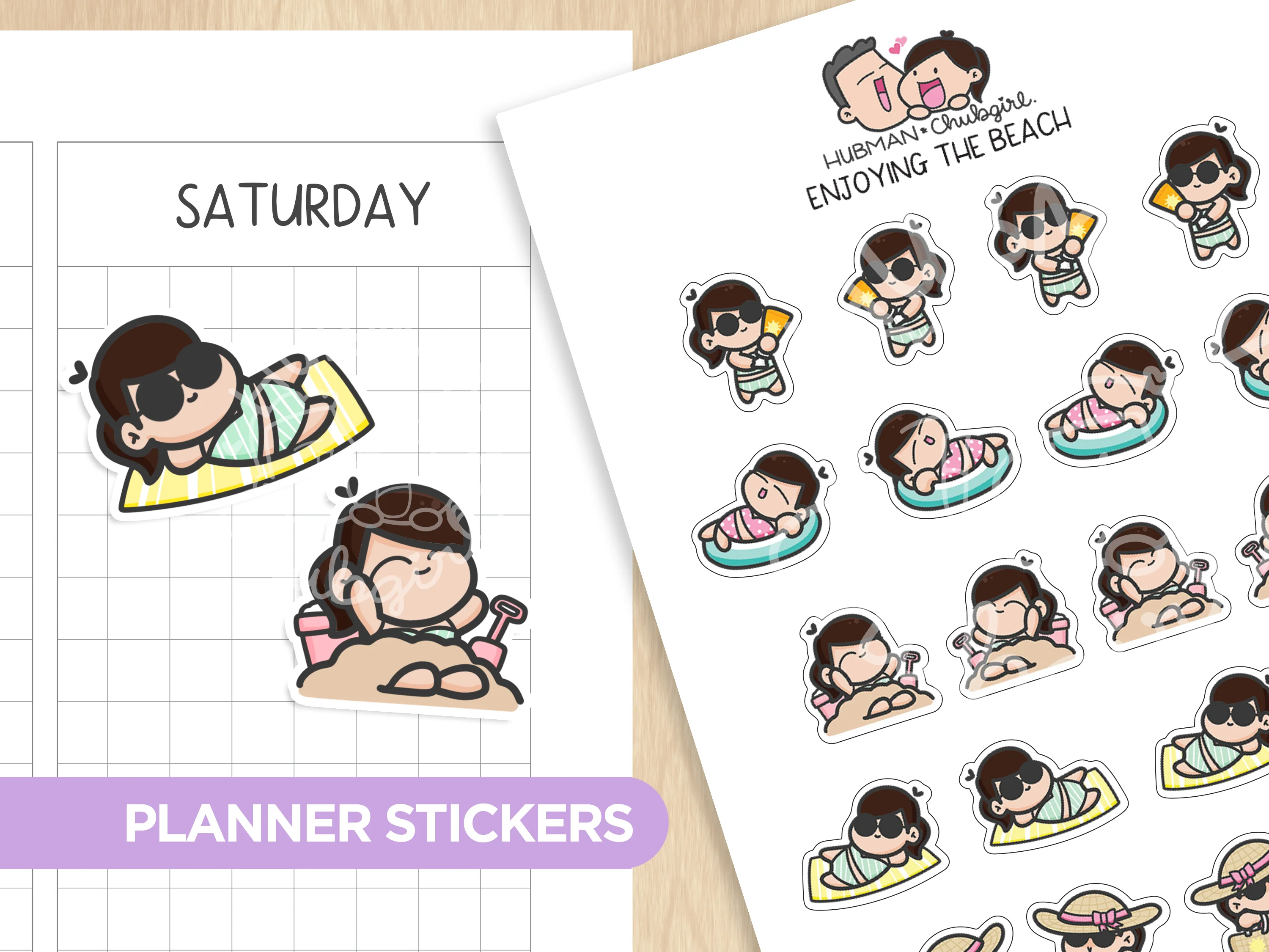 Beach Time Sticker Set - Image 5