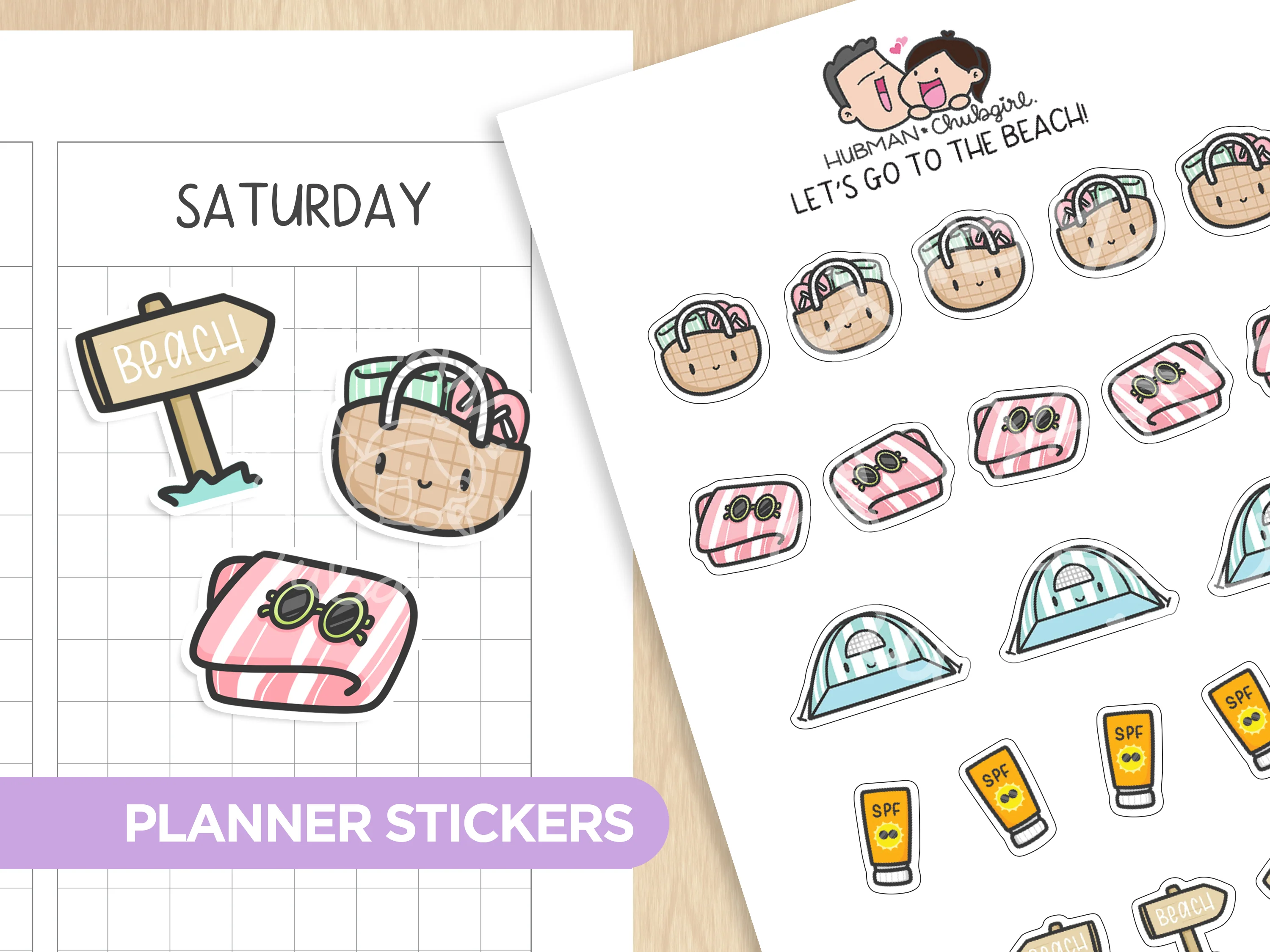 Beach Time Sticker Set - Image 7