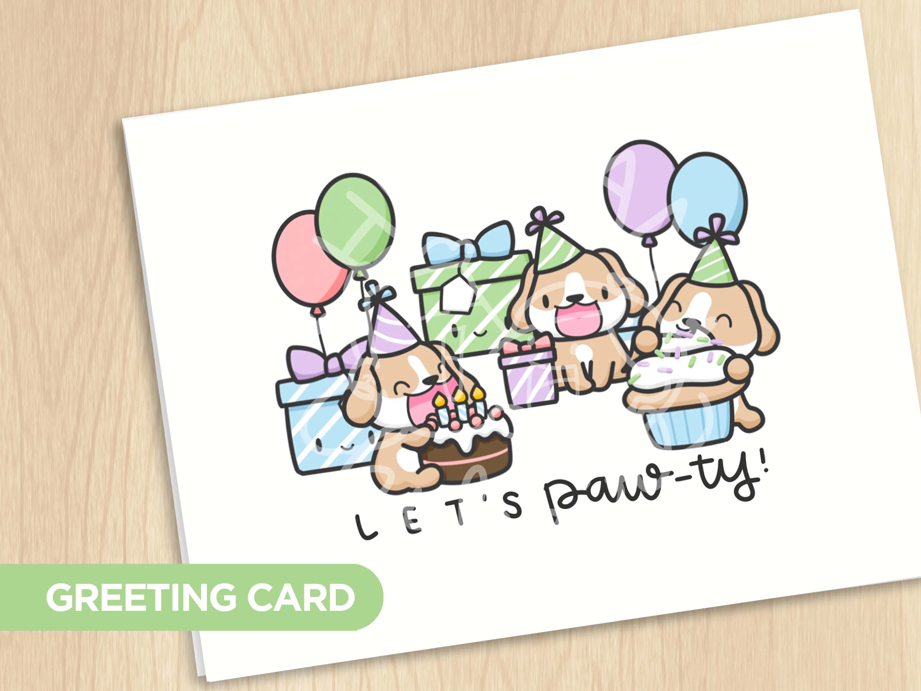 Birthday Cards Collection 5 - Dogs (Set of 5) - Image 3