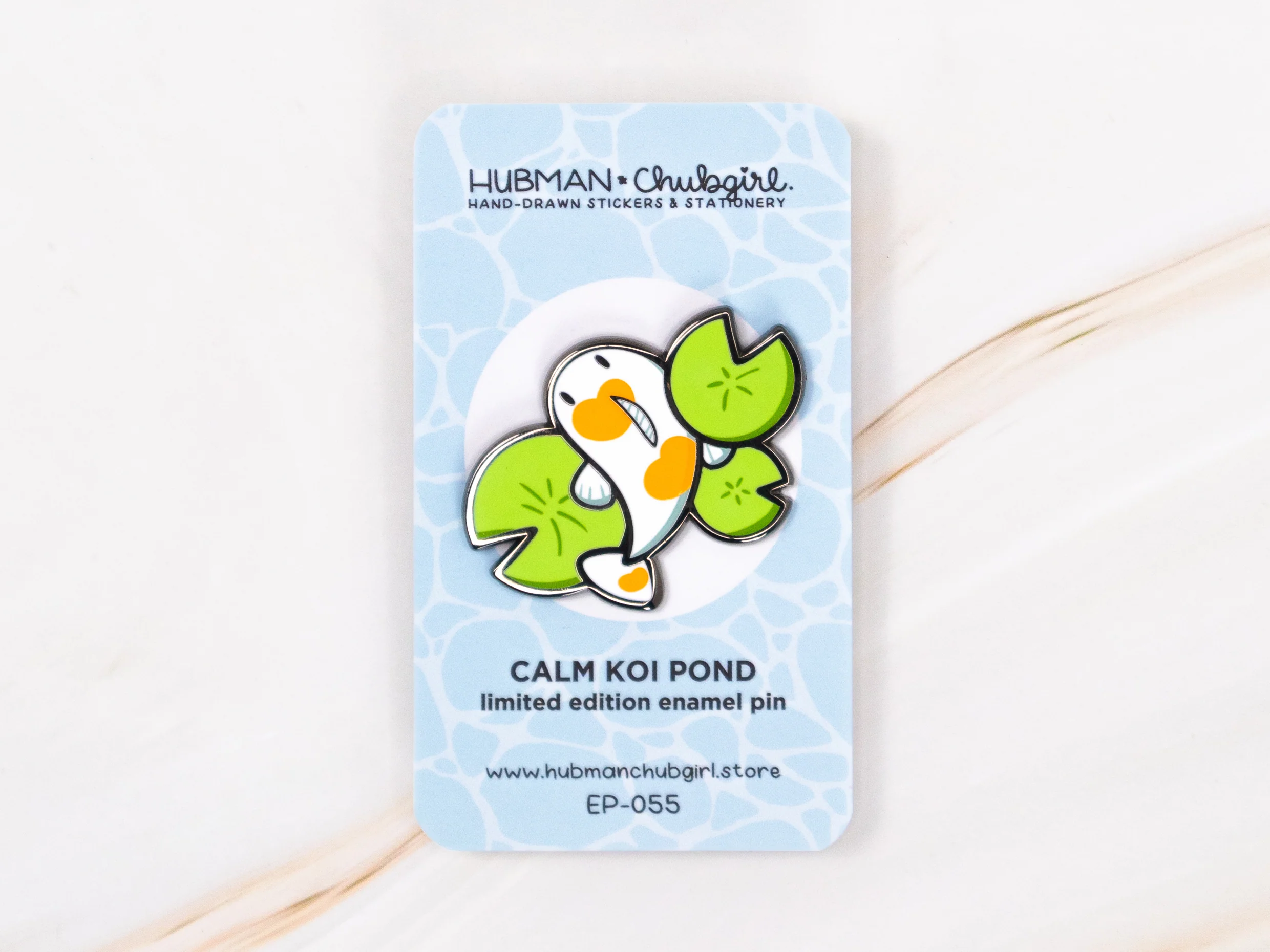 Calm Koi Pond Pin