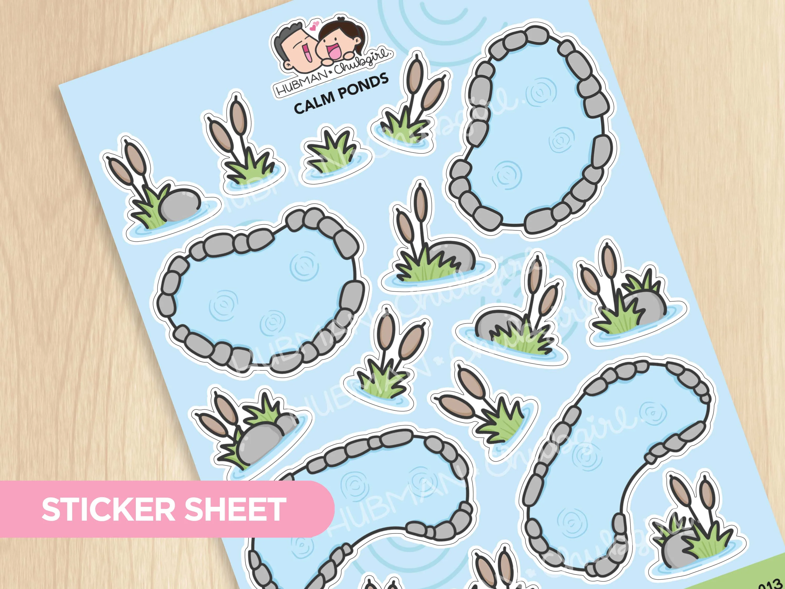 Calm Koi Pond Sticker Set - Image 4