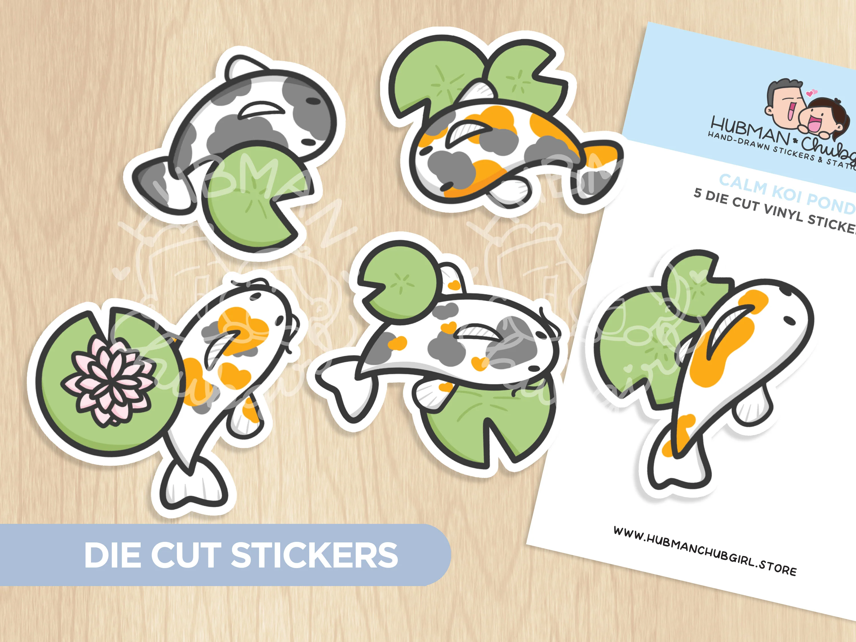 Calm Koi Pond Sticker Set - Image 5