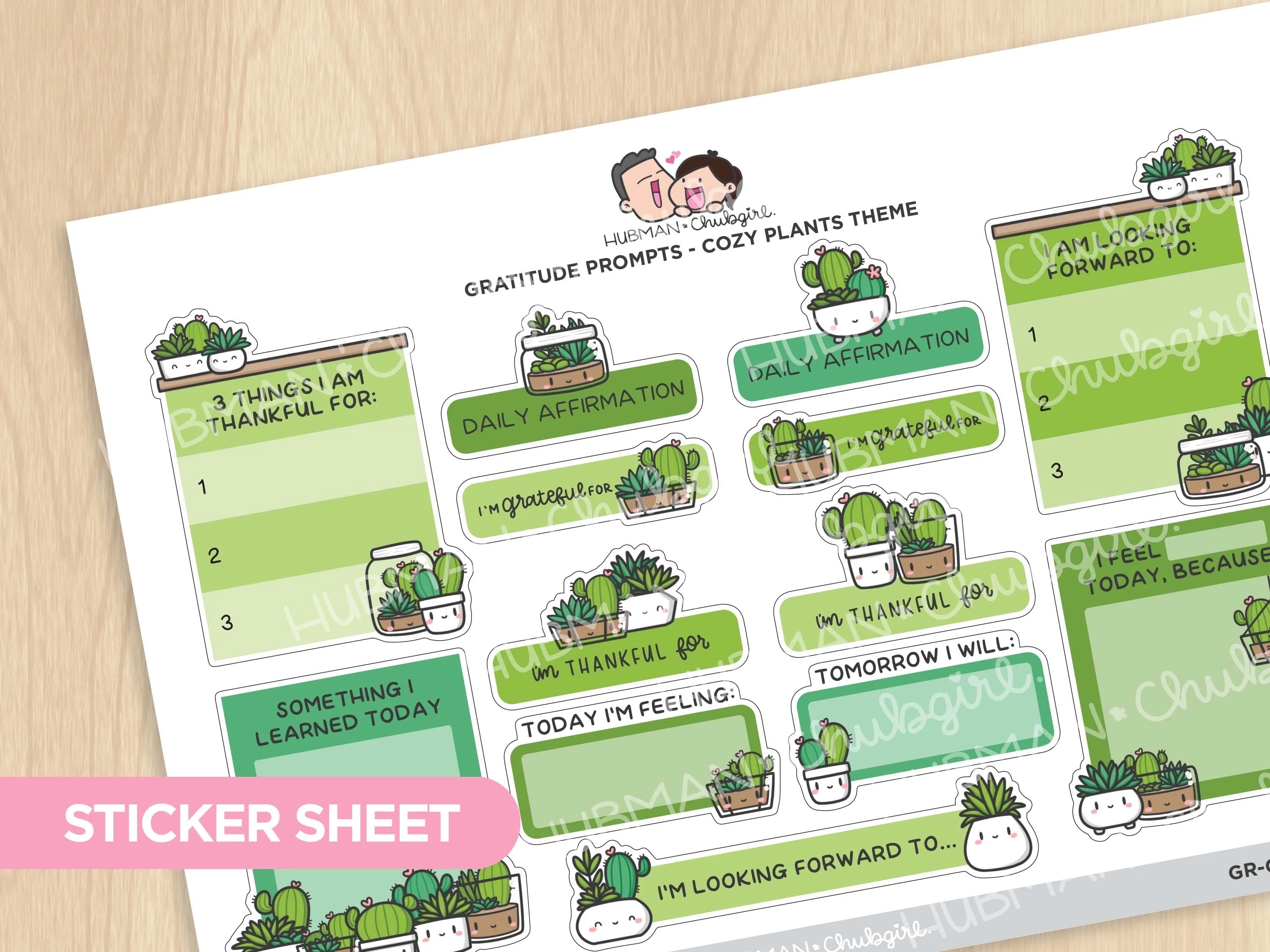 Cozy Plants Journaling Extras Sticker Set - Image 7