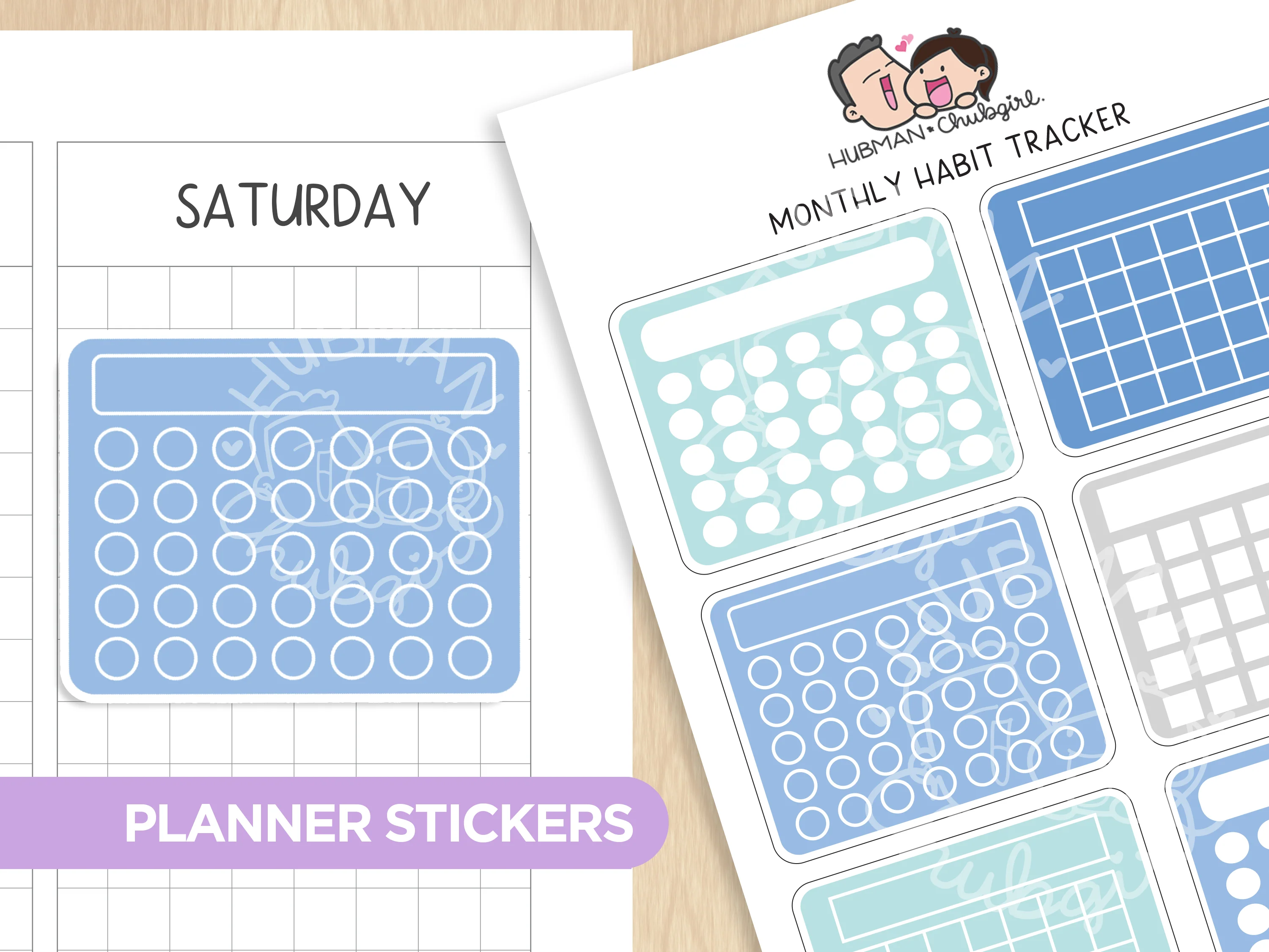 Deep Blue Sea Journaling Extras Sticker Set - Image 4