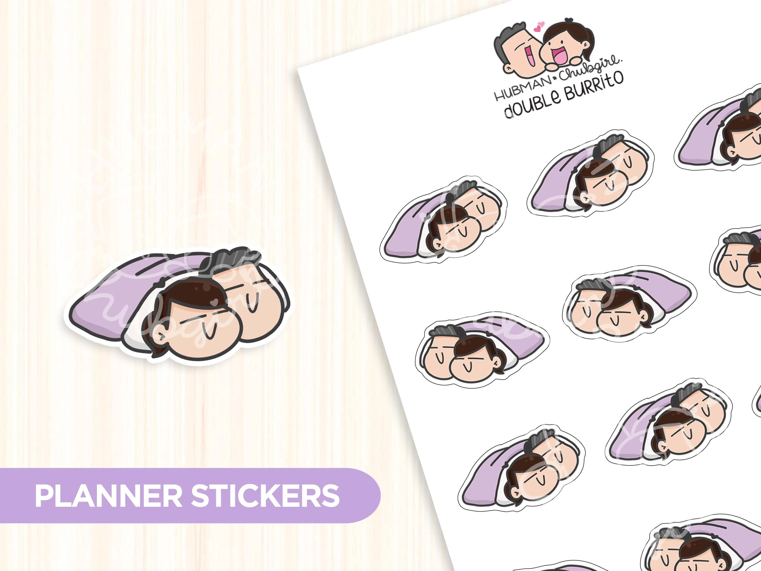 Double Burrito Planner Stickers