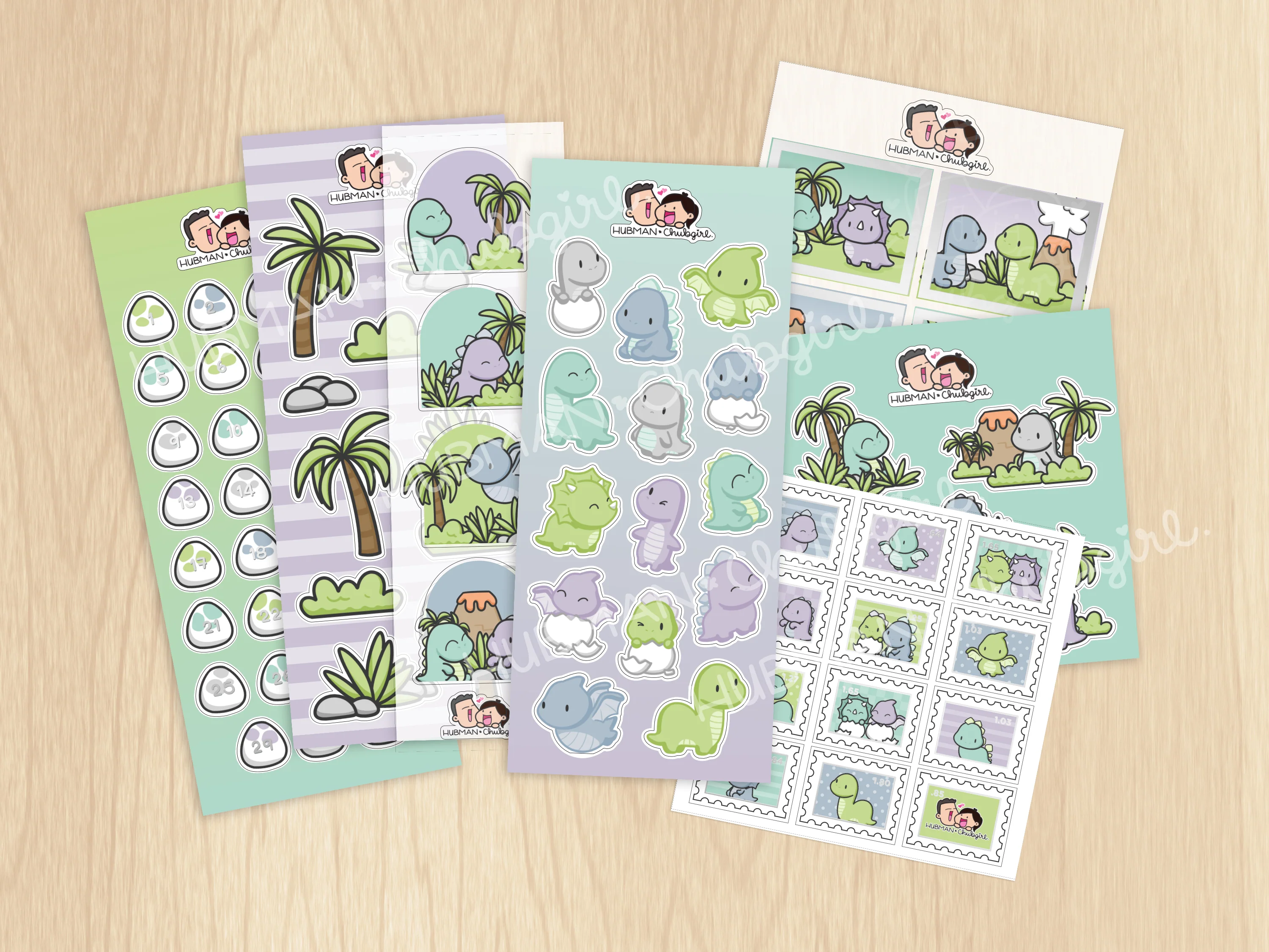 Happy Dinos Variety Sticker Pack