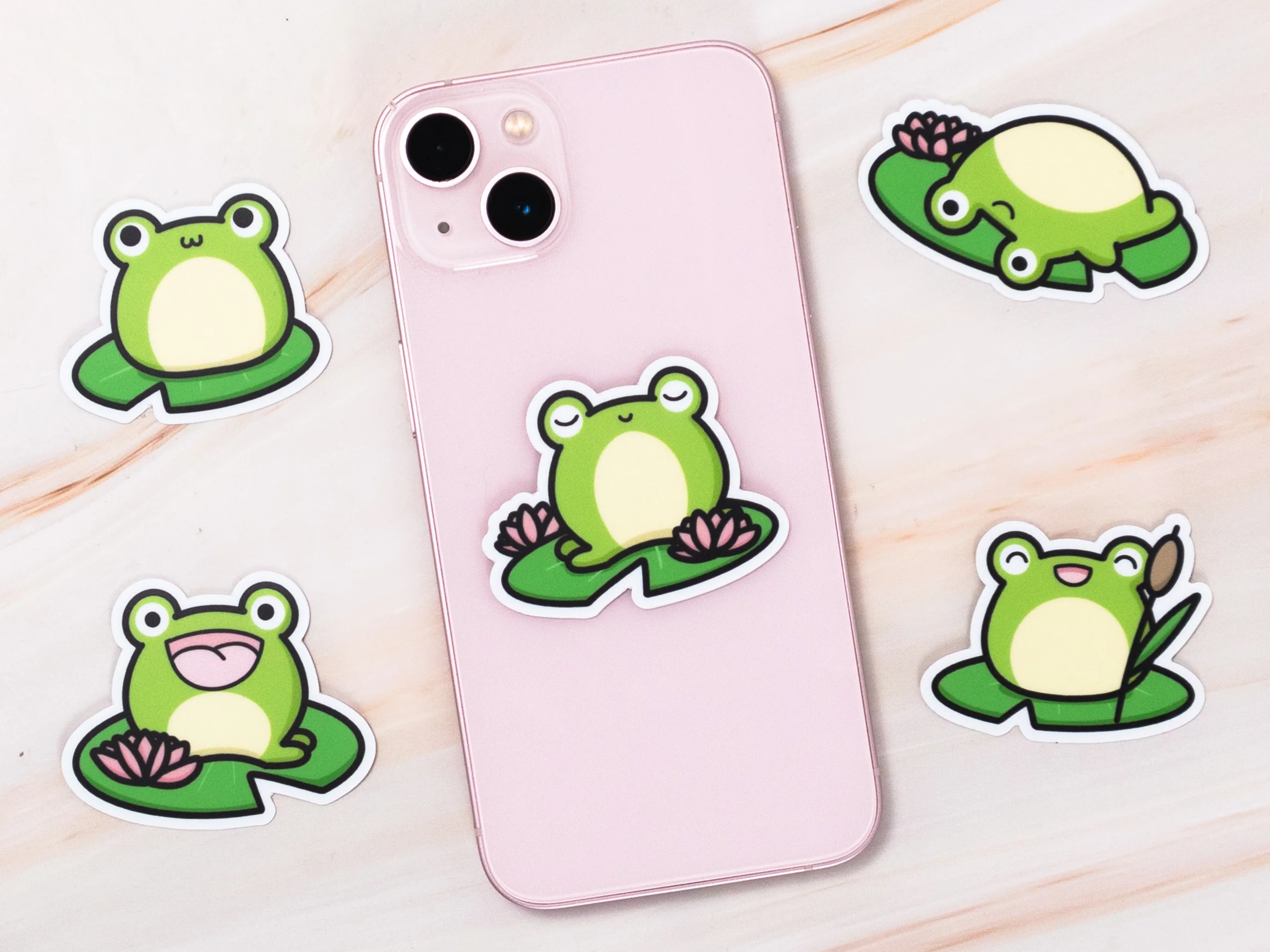 Froggies Die Cut Stickers - Image 2
