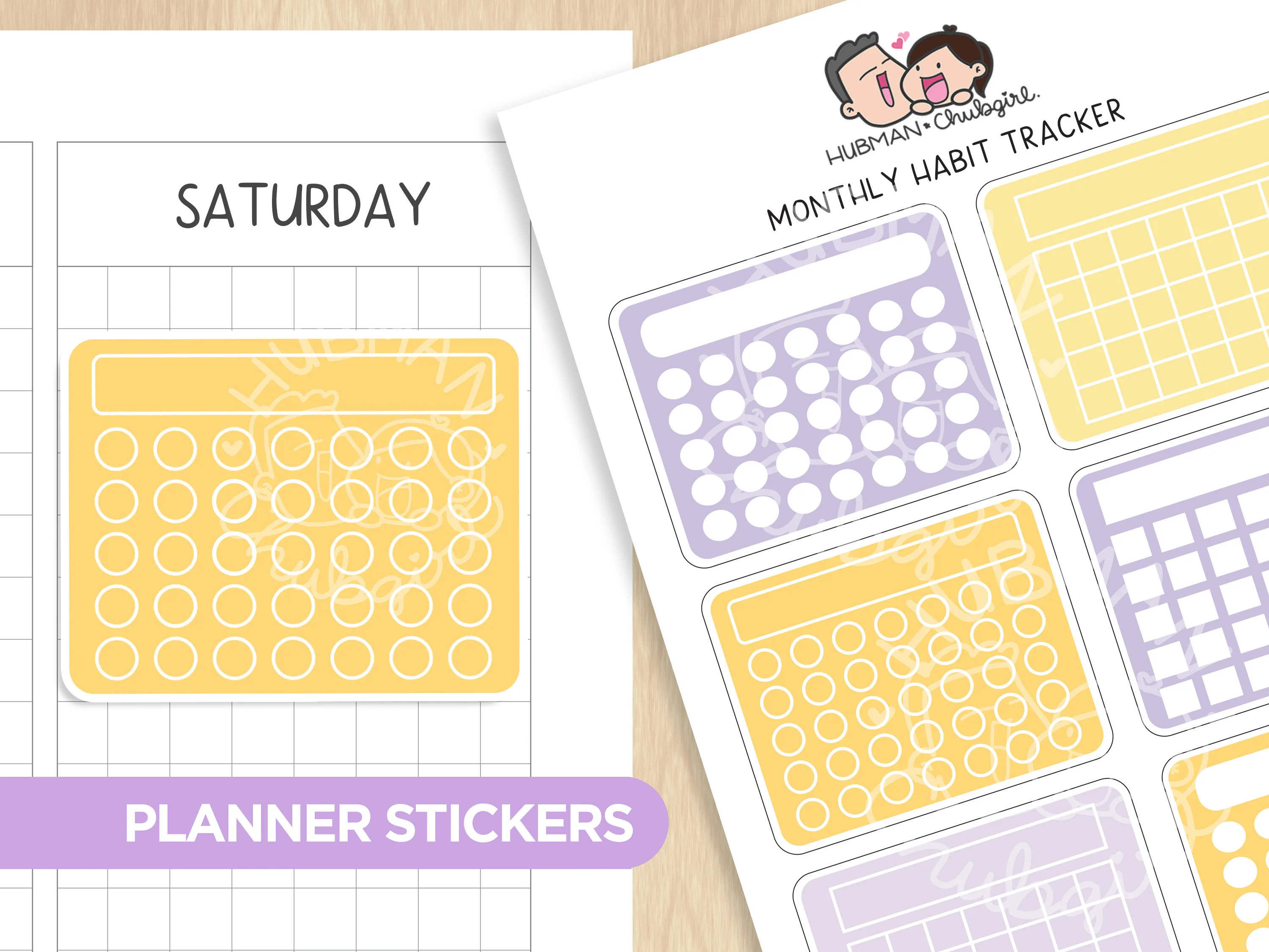 Honey Lavender Journaling Extras Sticker Set - Image 5