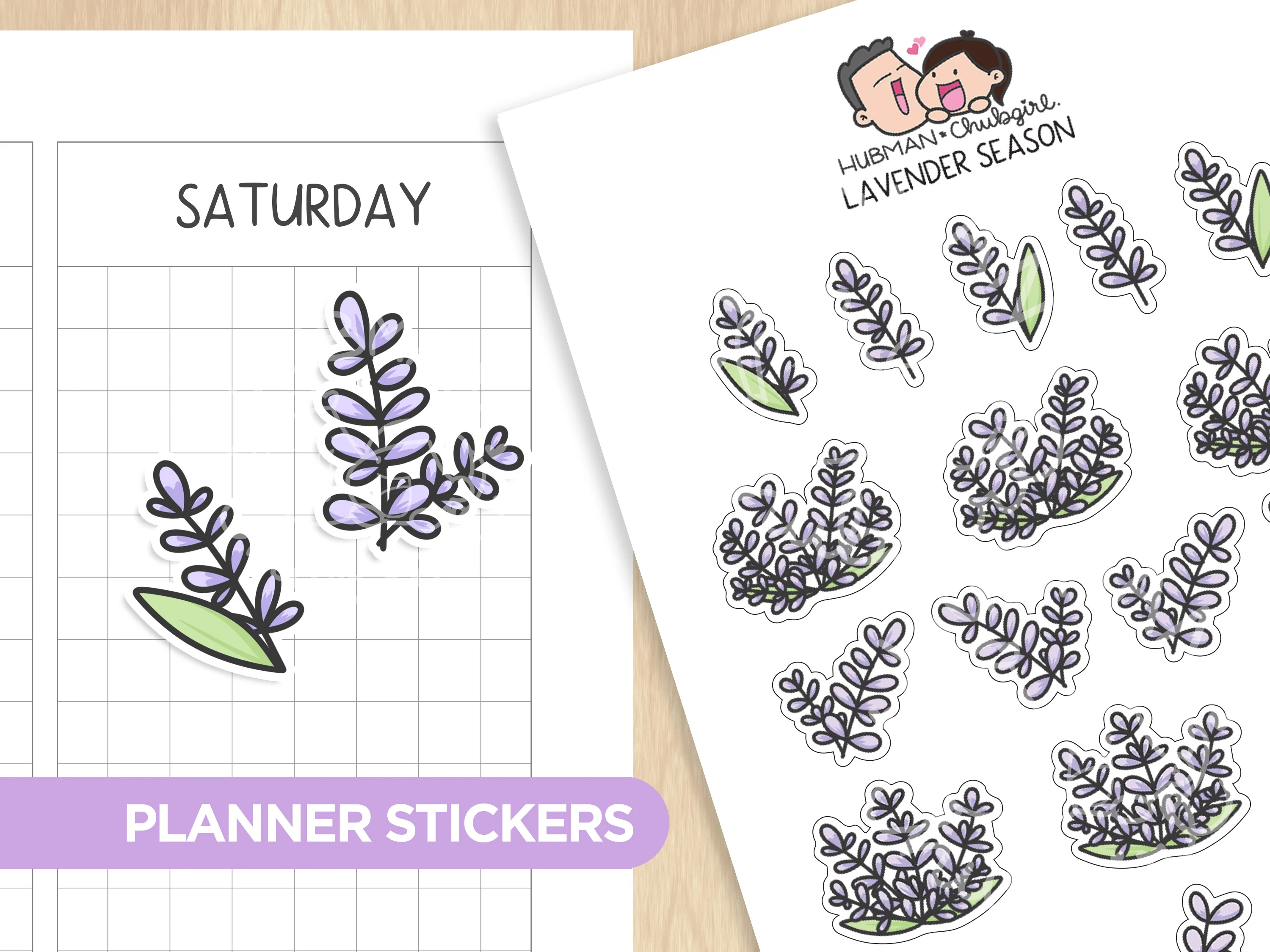 Honey Lavender Sticker Set - Image 10