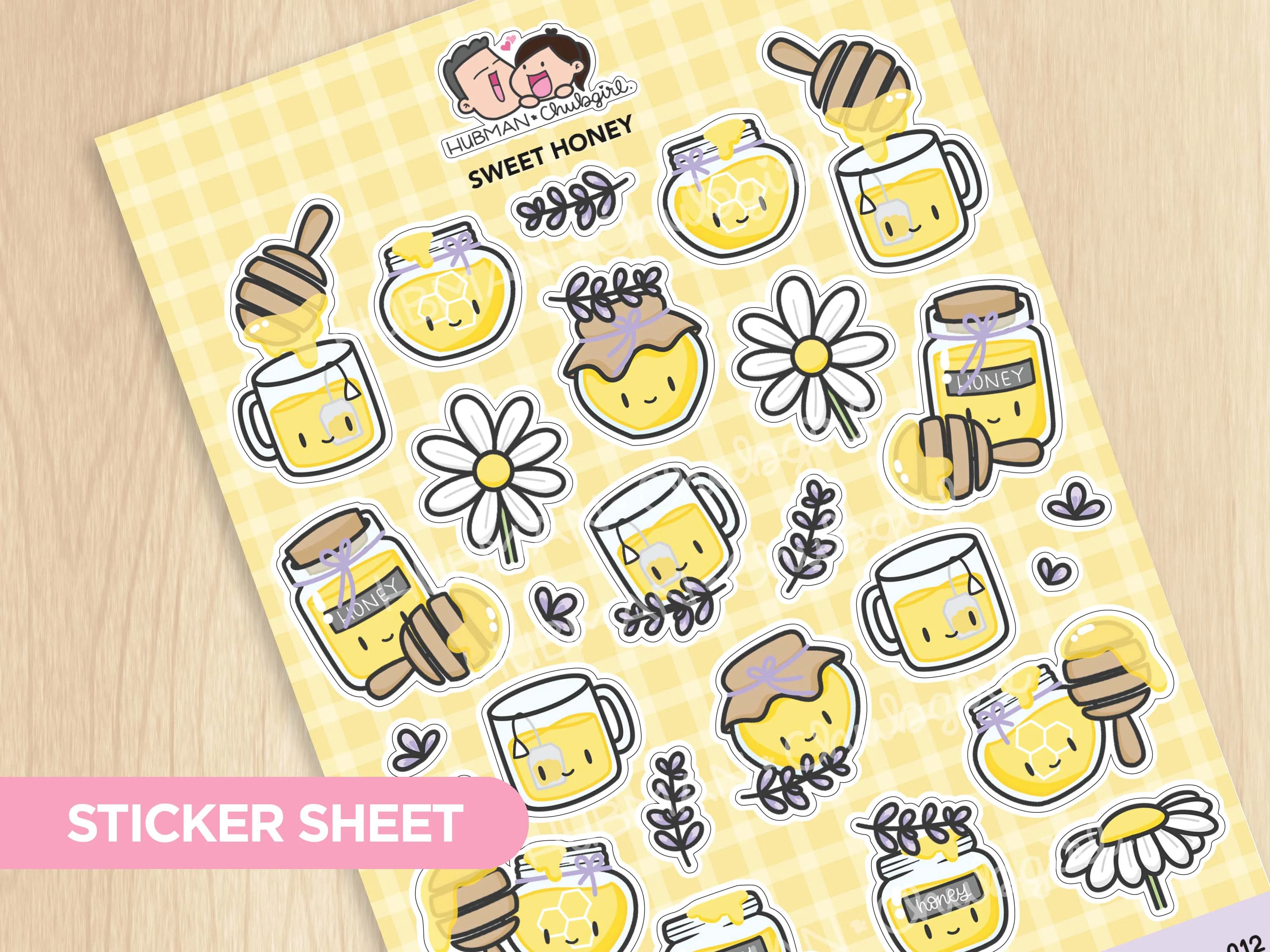 Honey Lavender Sticker Set - Image 3