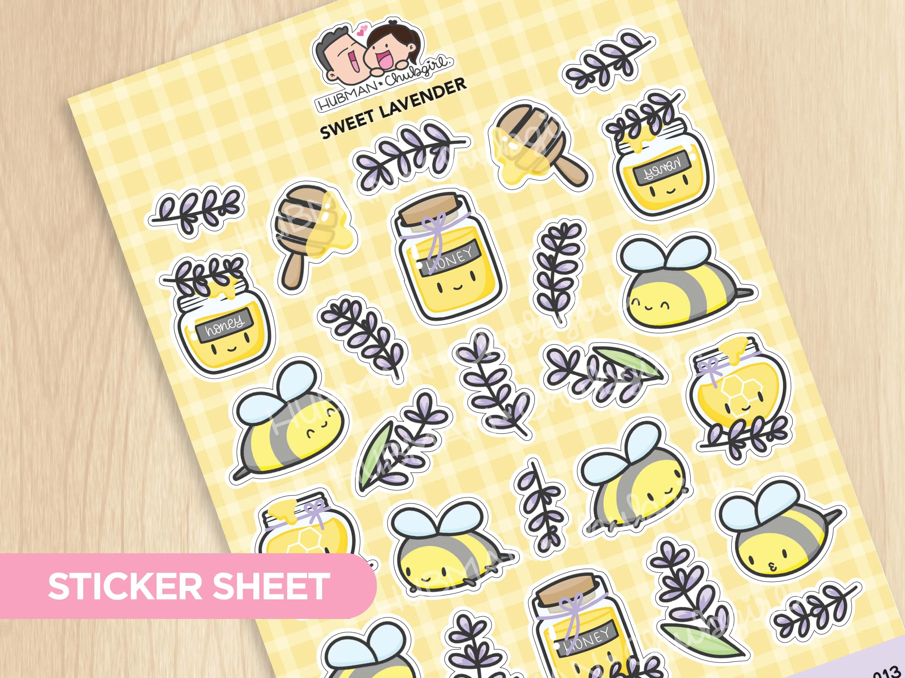 Honey Lavender Sticker Set - Image 4