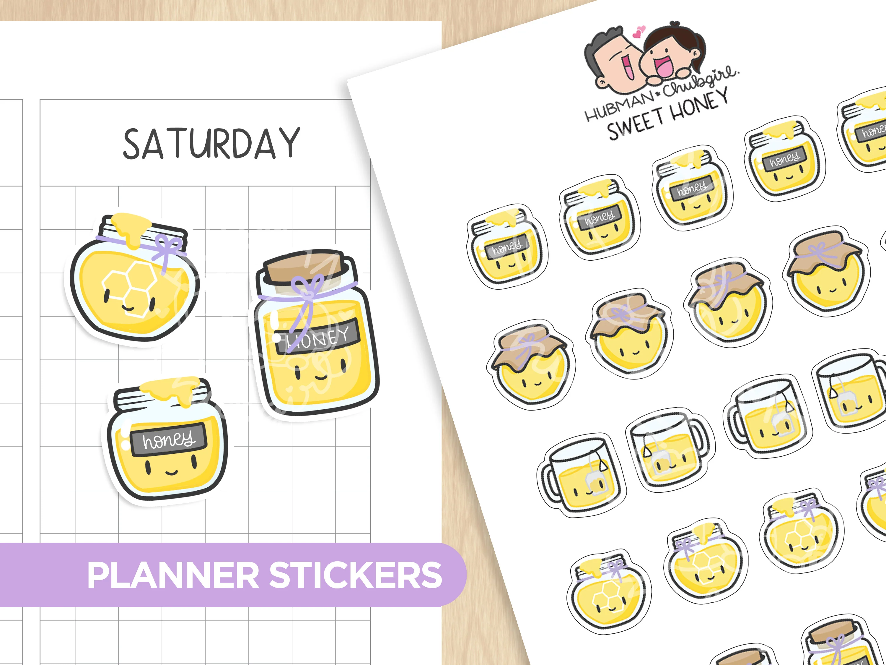 Honey Lavender Sticker Set - Image 6