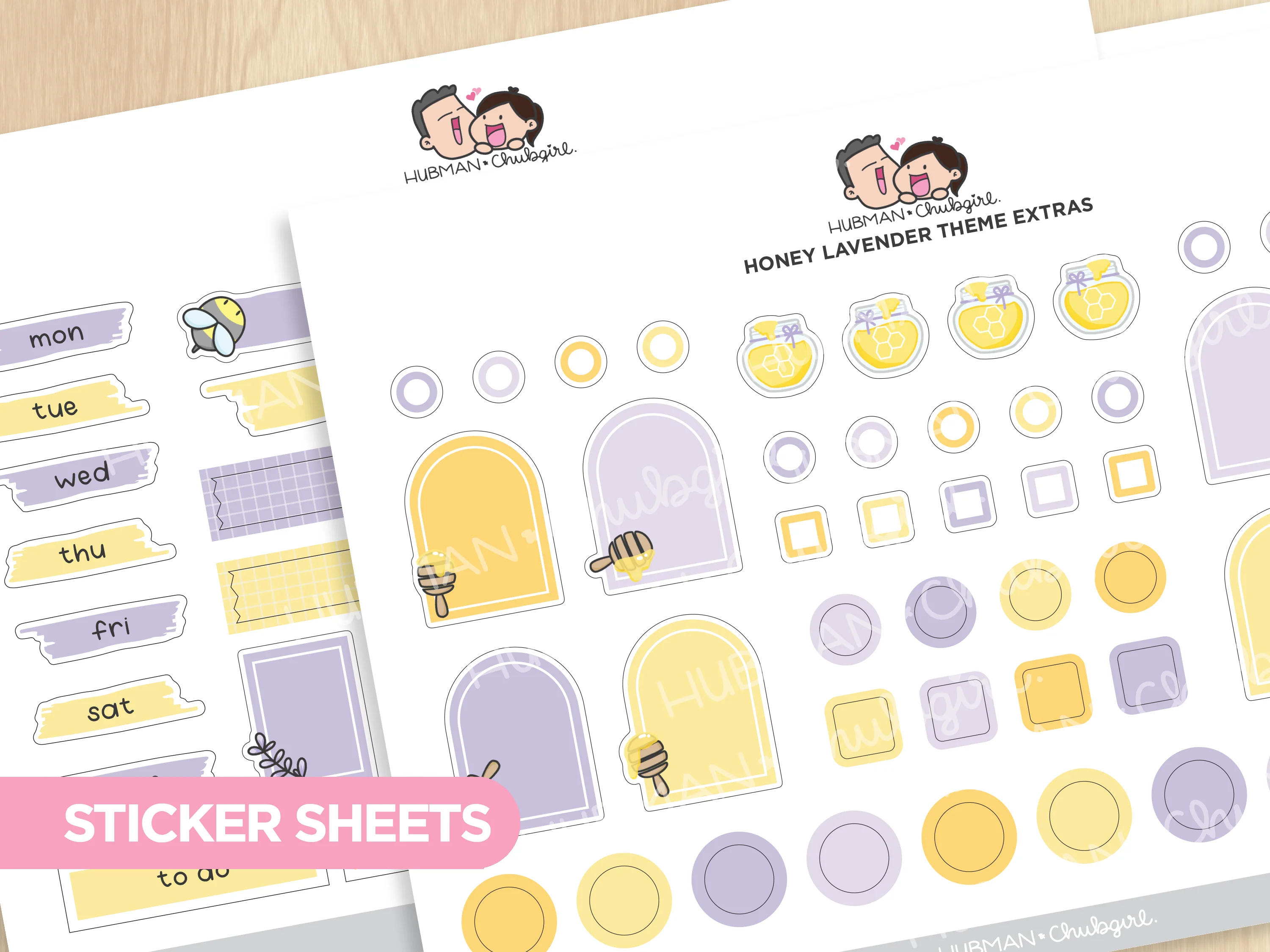 Honey Lavender Theme - Extras