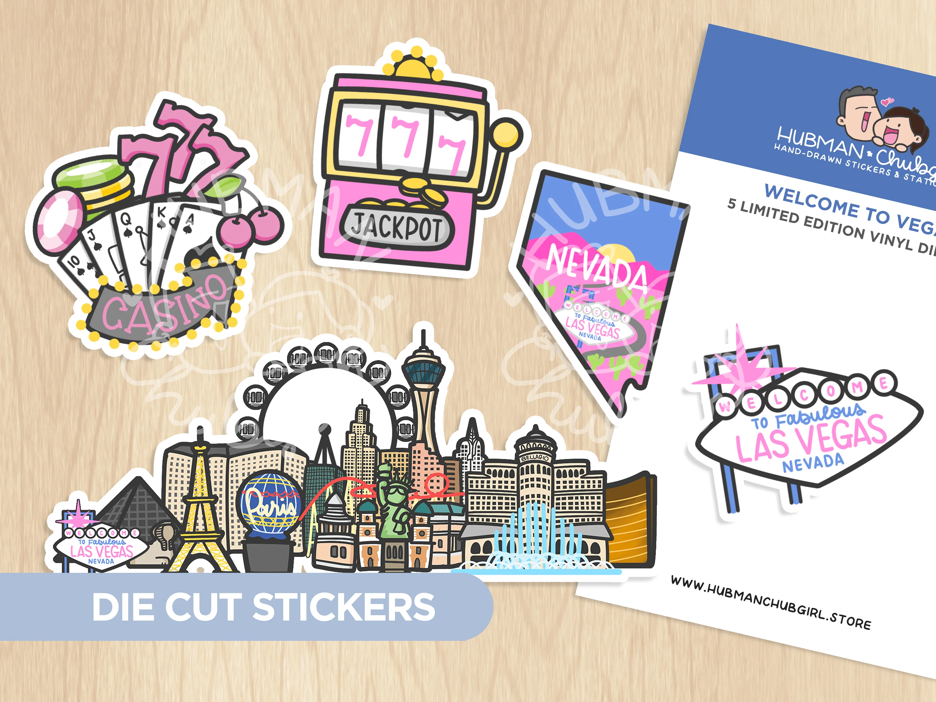 Las Vegas Sticker Set - Image 4