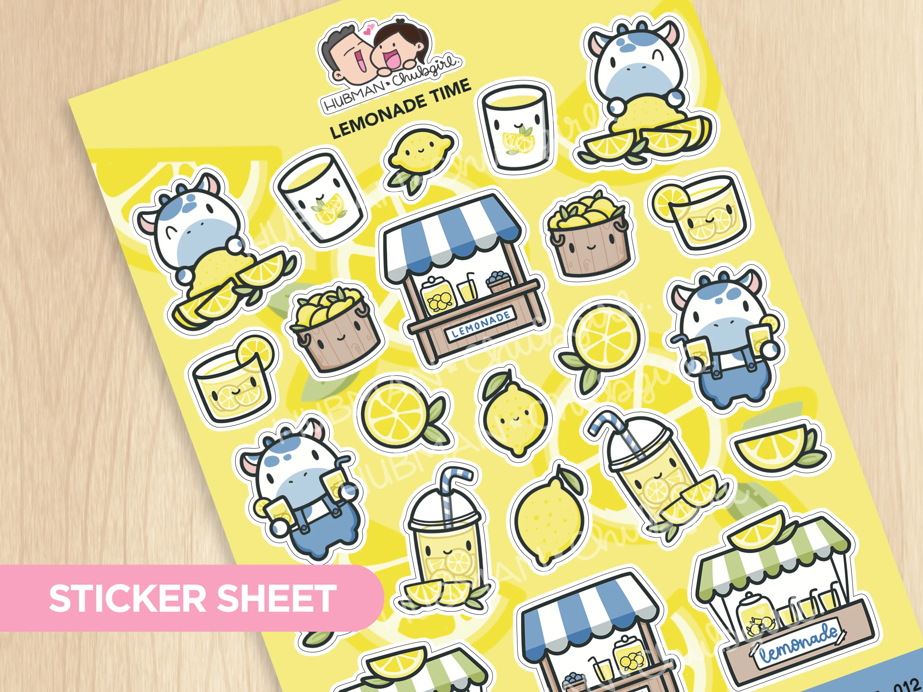 Lemonade Time Sticker Sheet