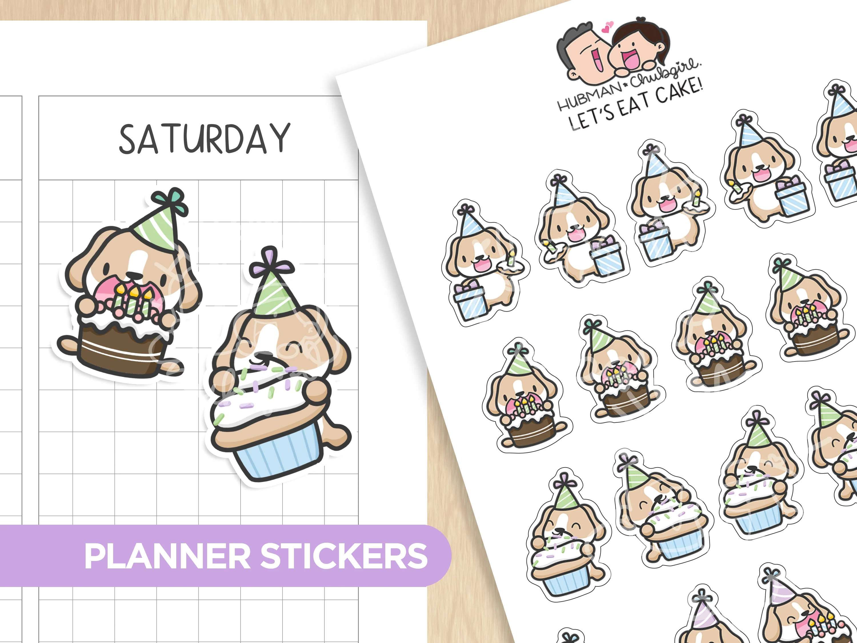Let's eat cake! Planner Stickers
