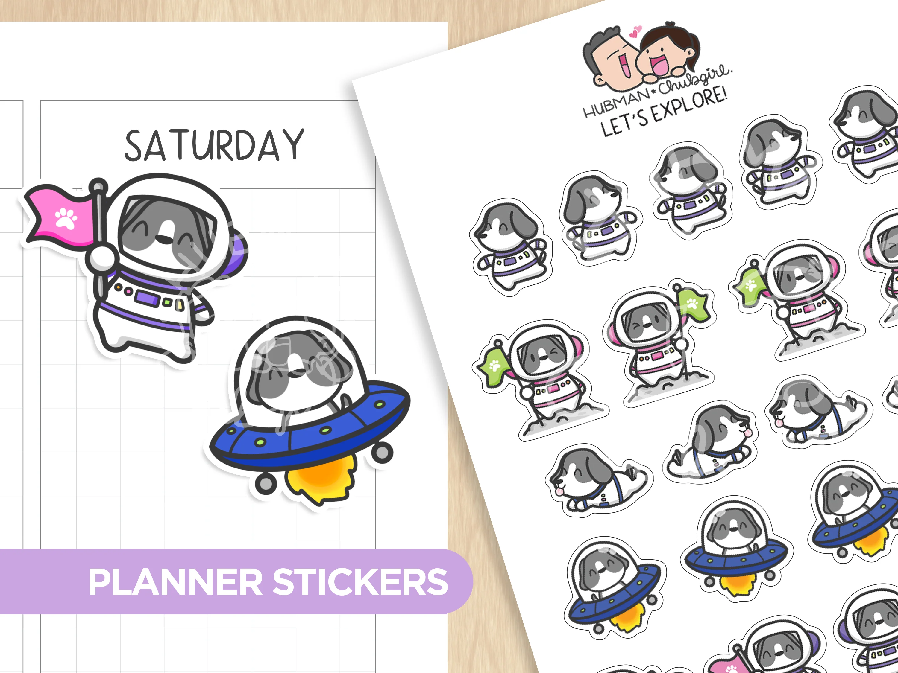 Let's Explore! Planner Stickers