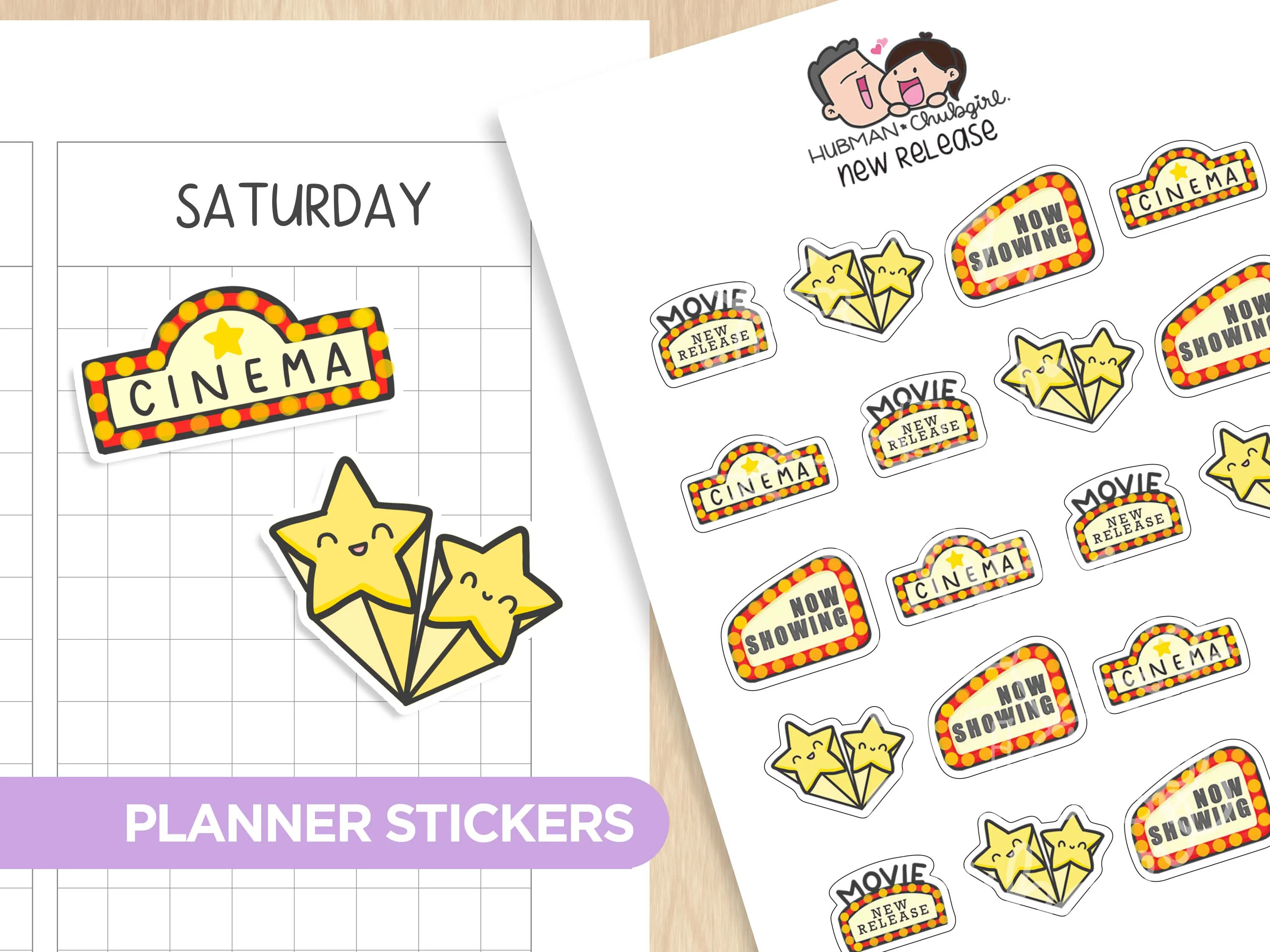 New Release Planner Stickers