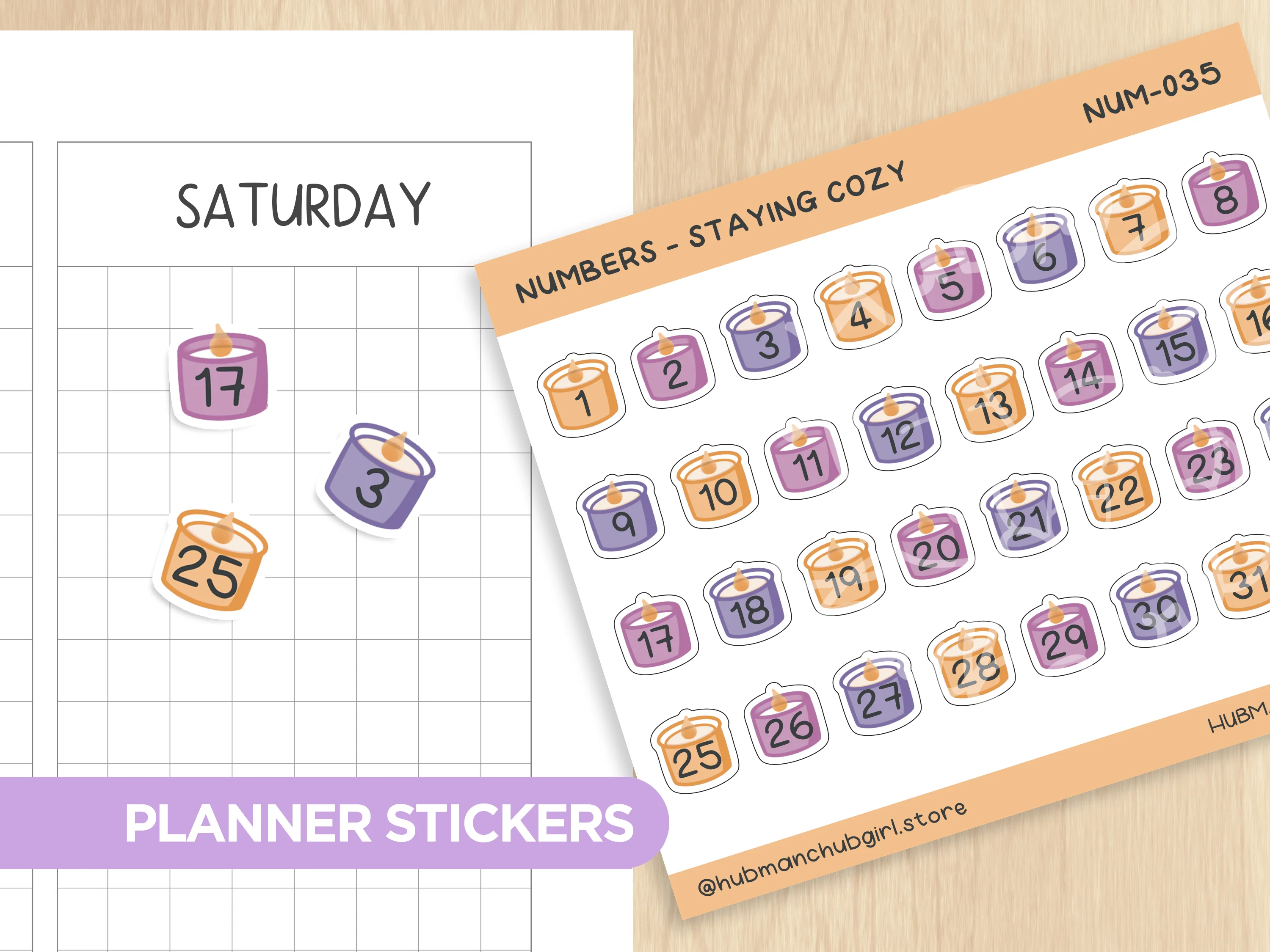 Staying Cozy Journaling Extras Sticker Set - Image 6