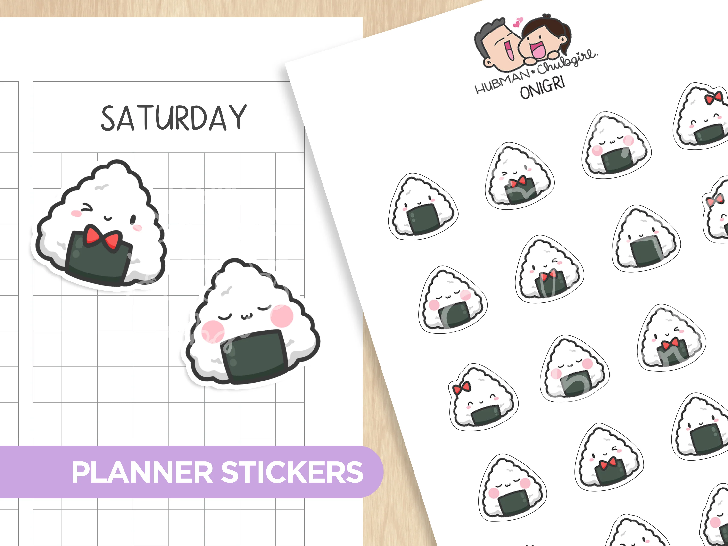 Onigri Planner Stickers