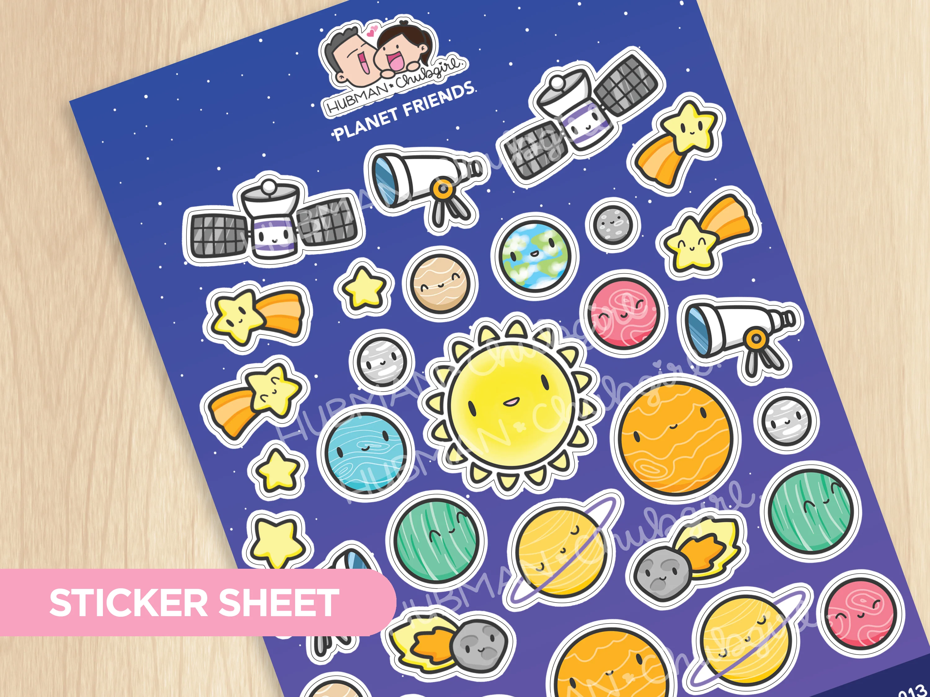 Planet Friends Sticker Sheet