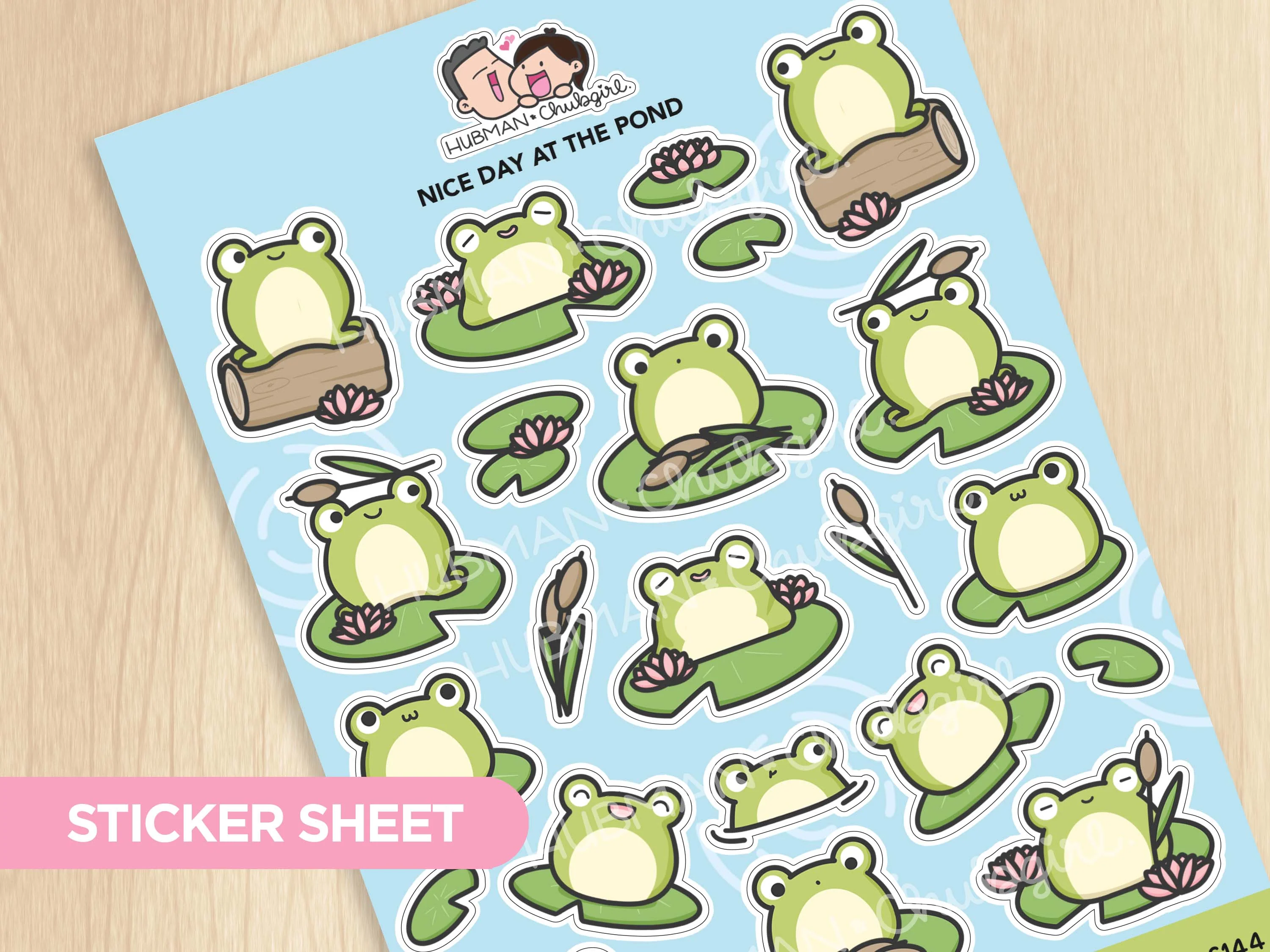 Ponds and Froggies Sticker Set - Image 3