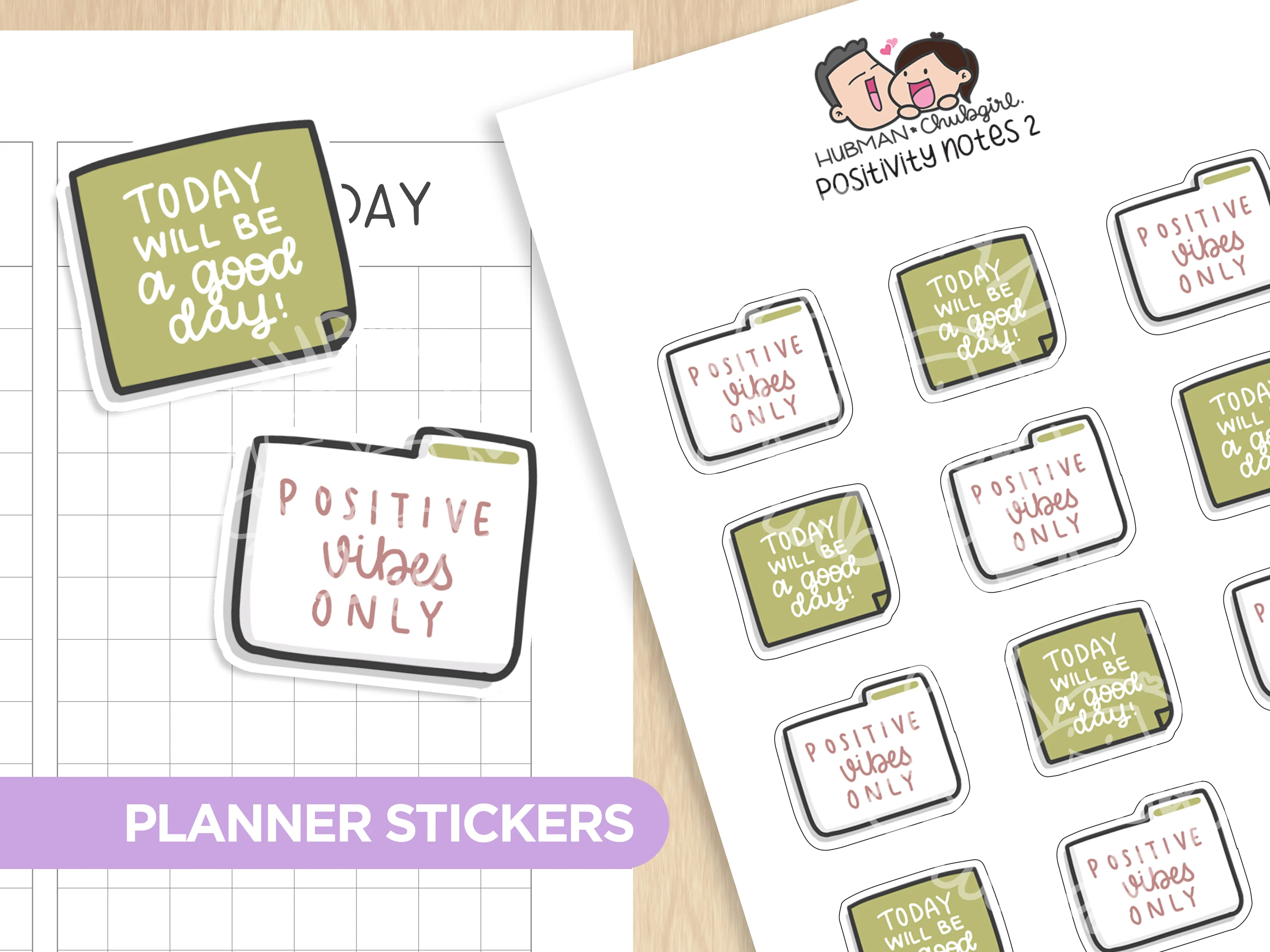 Positivity Notes Sticker Set - Image 10