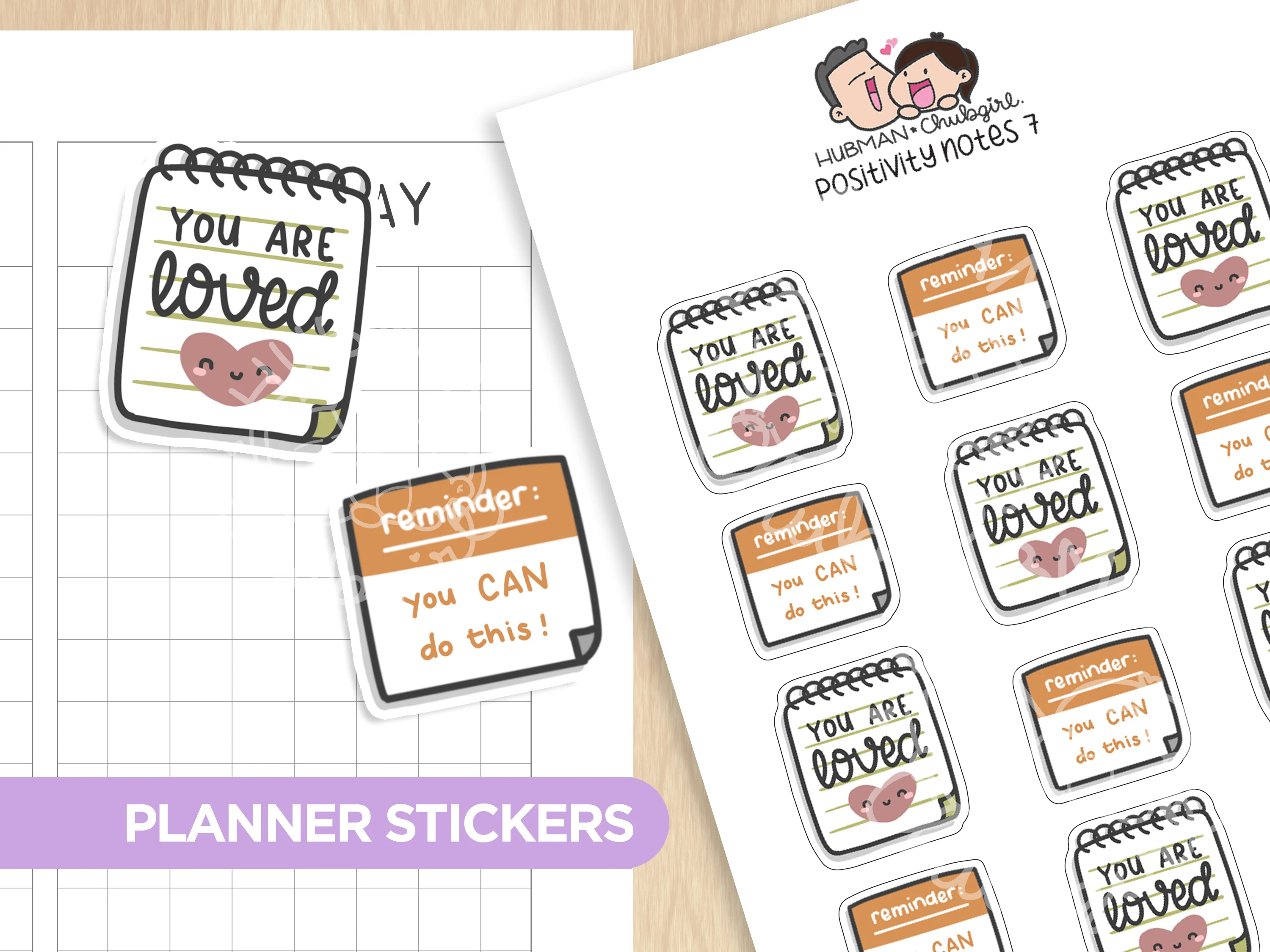 Positivity Notes Sticker Set - Image 5