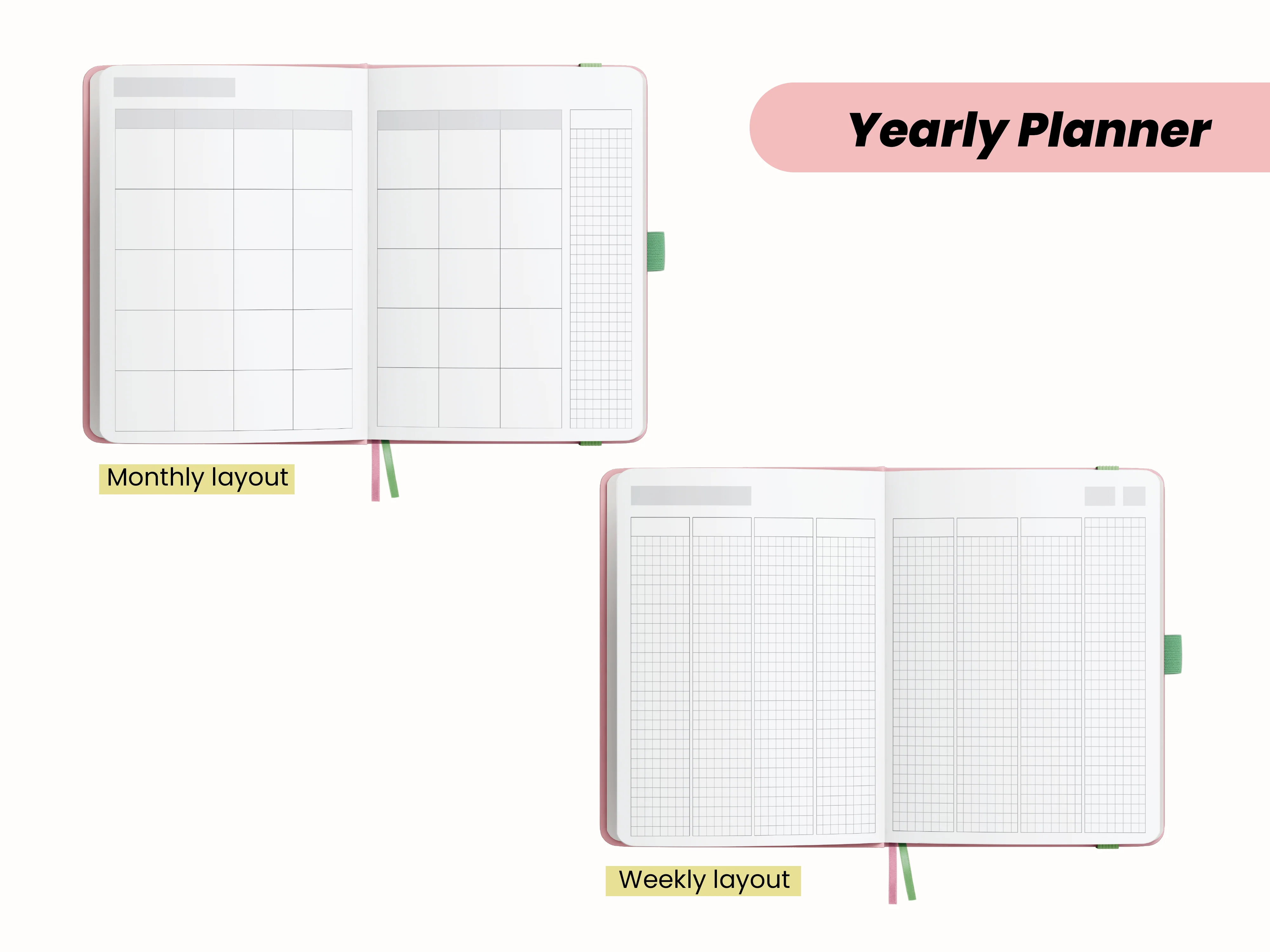 Mixed Characters  - A5 wide yearly planner - Image 3