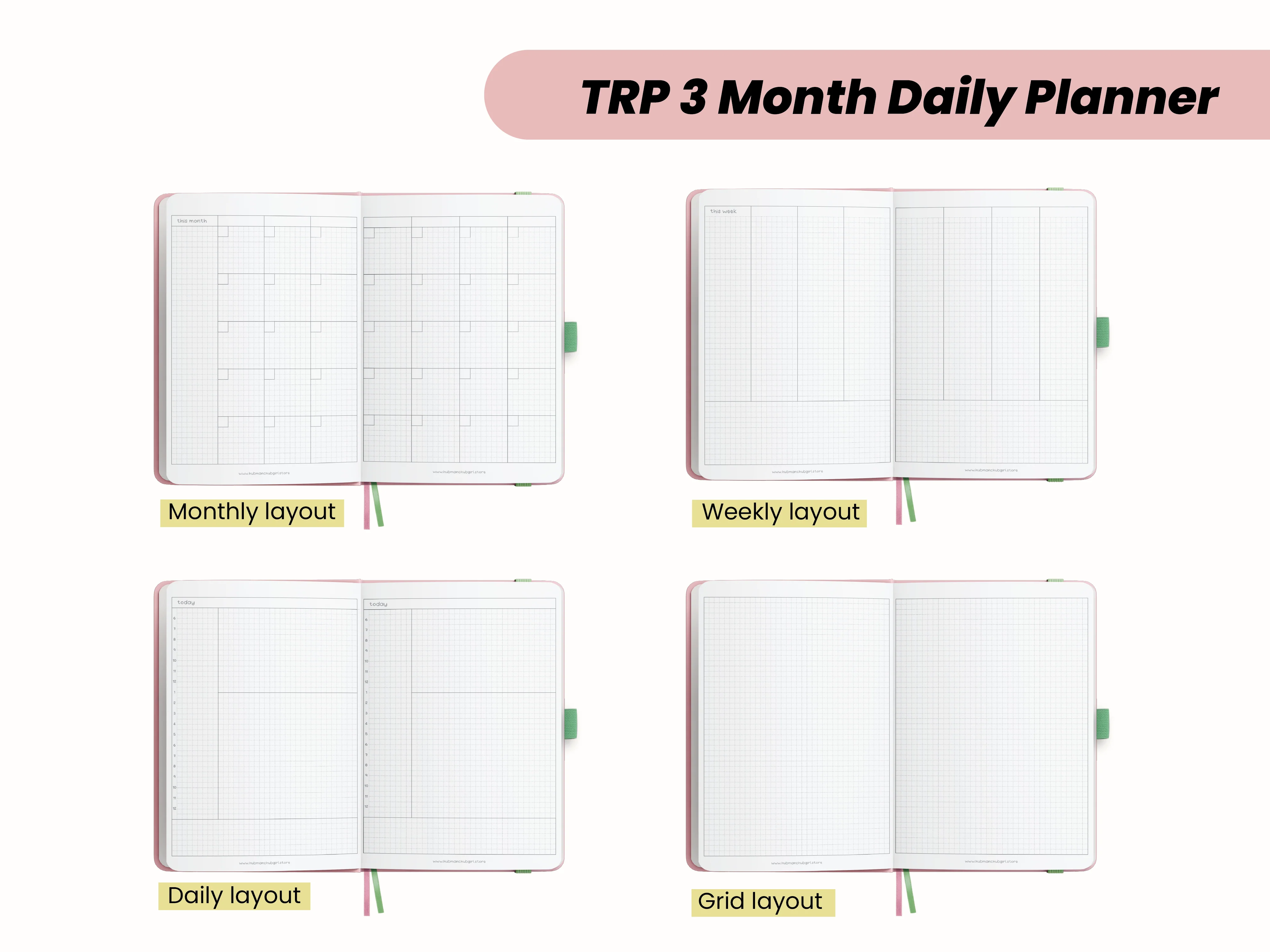 Mixed Characters - TRP 3-Month Daily Planner - Image 3
