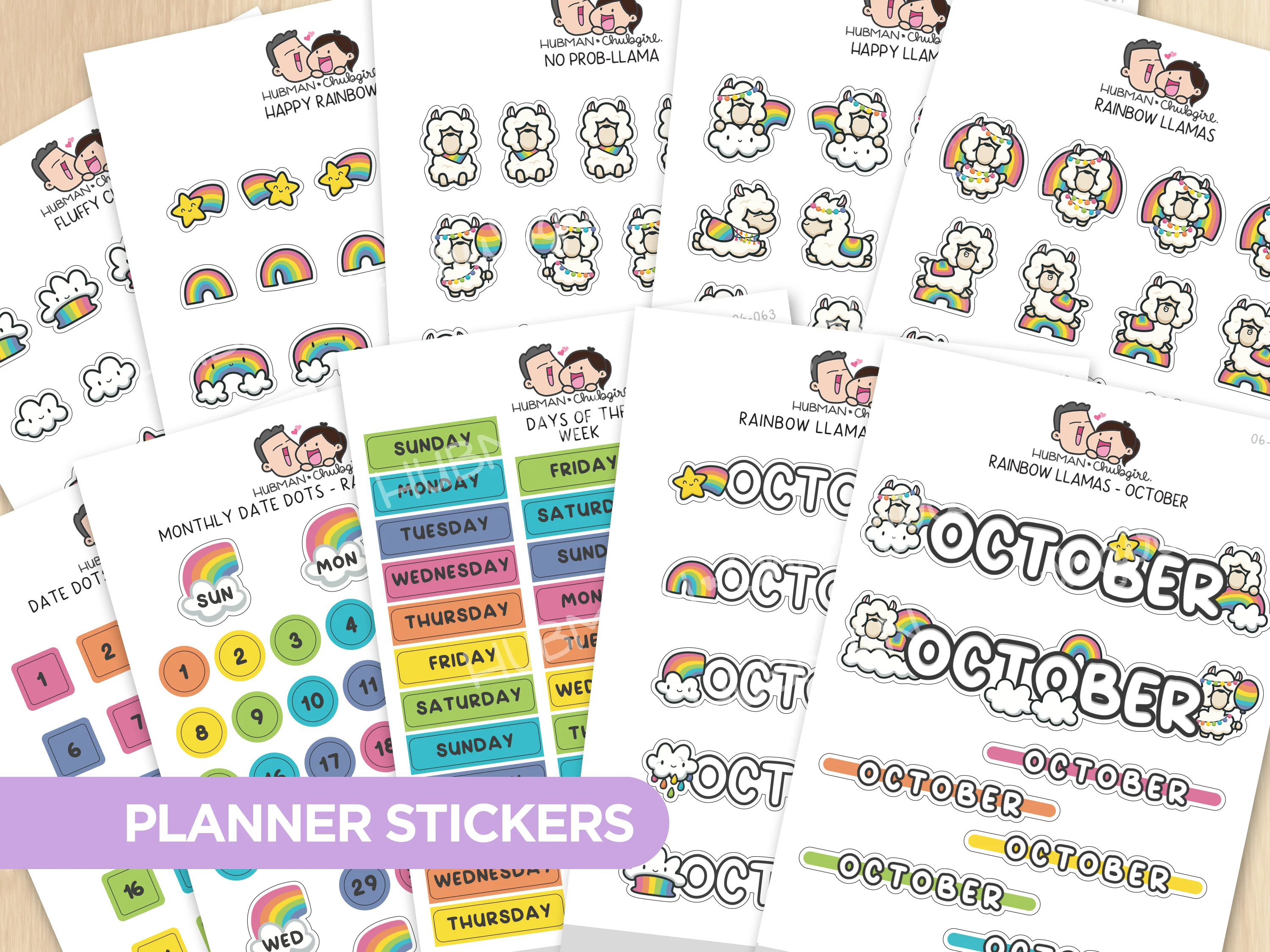 Rainbow Llamas Journal Pack - Image 10