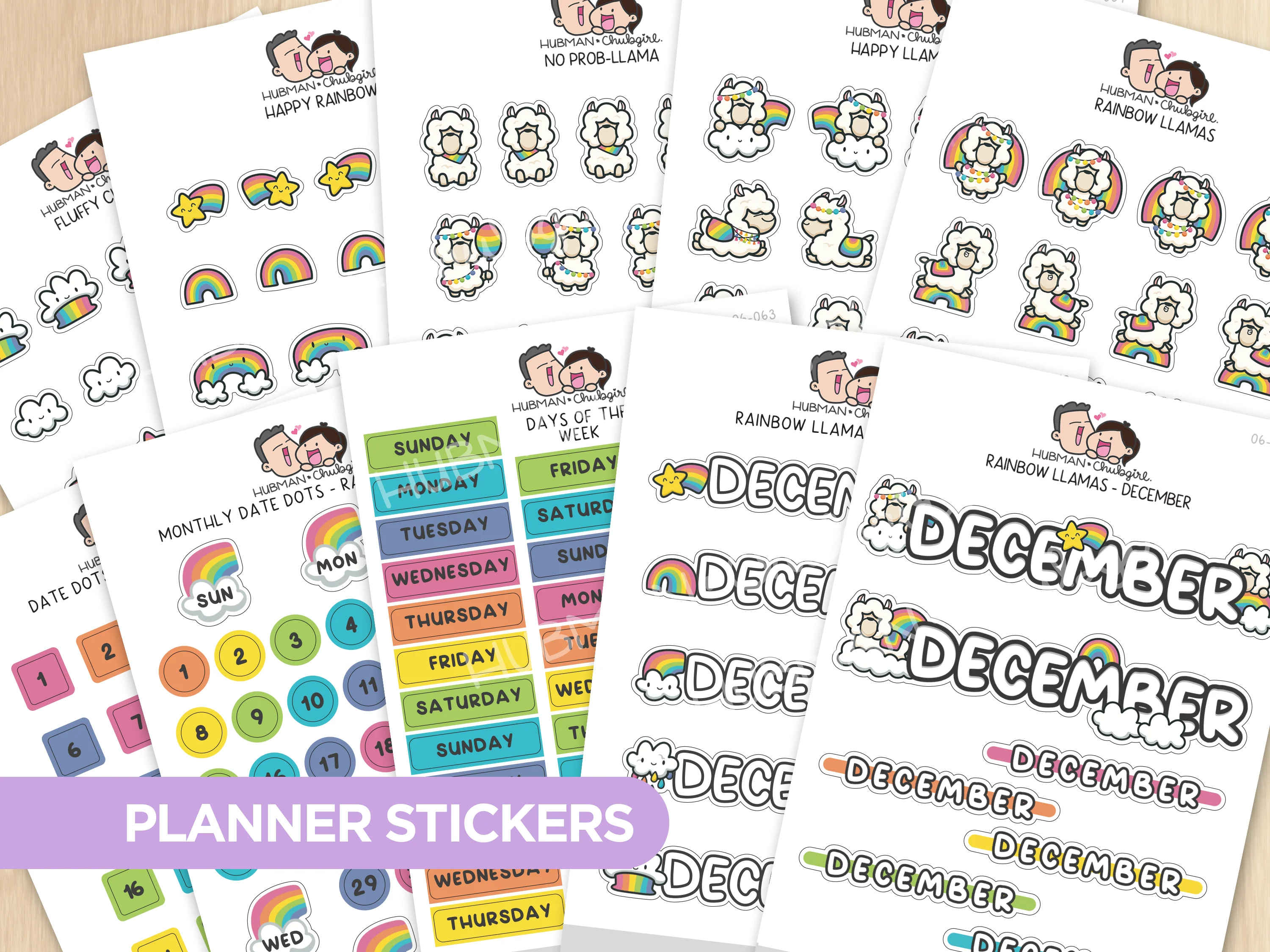 Rainbow Llamas Journal Pack - Image 12