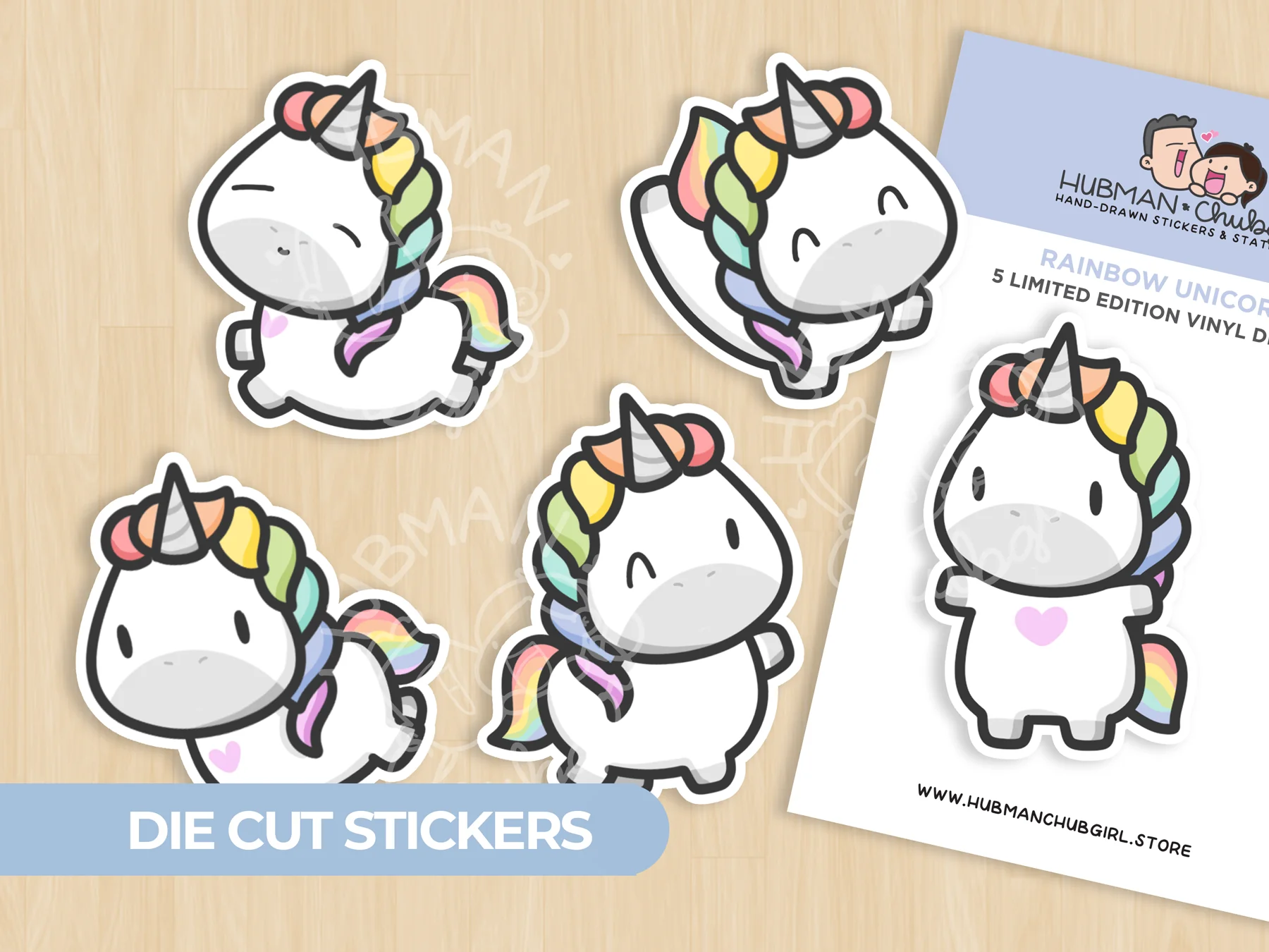 Rainbow Unicorns Sticker Set - Image 5