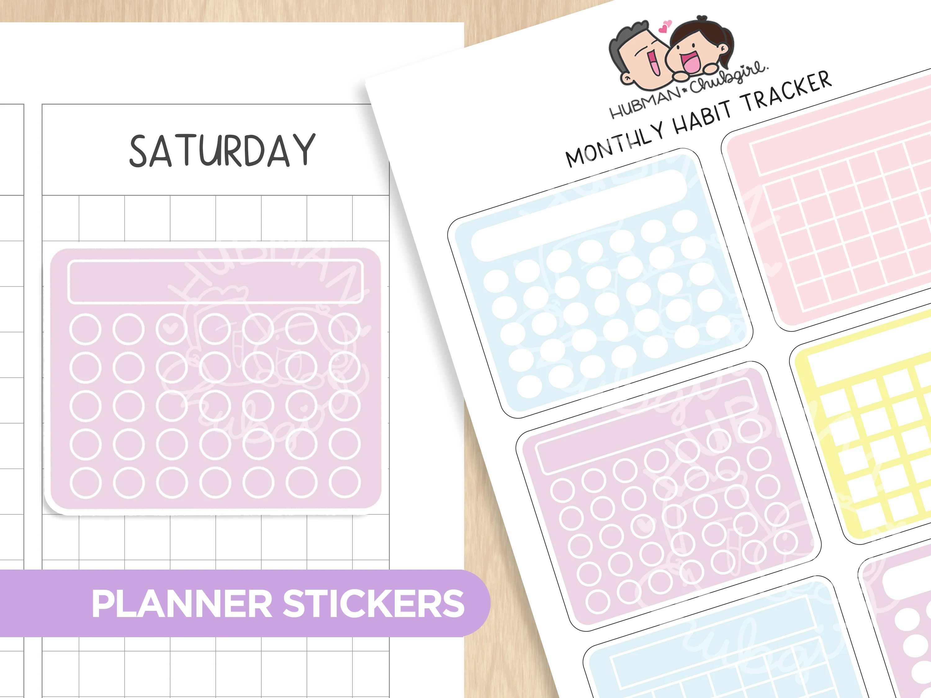 Rainy Days Journaling Extras Sticker Set - Image 4