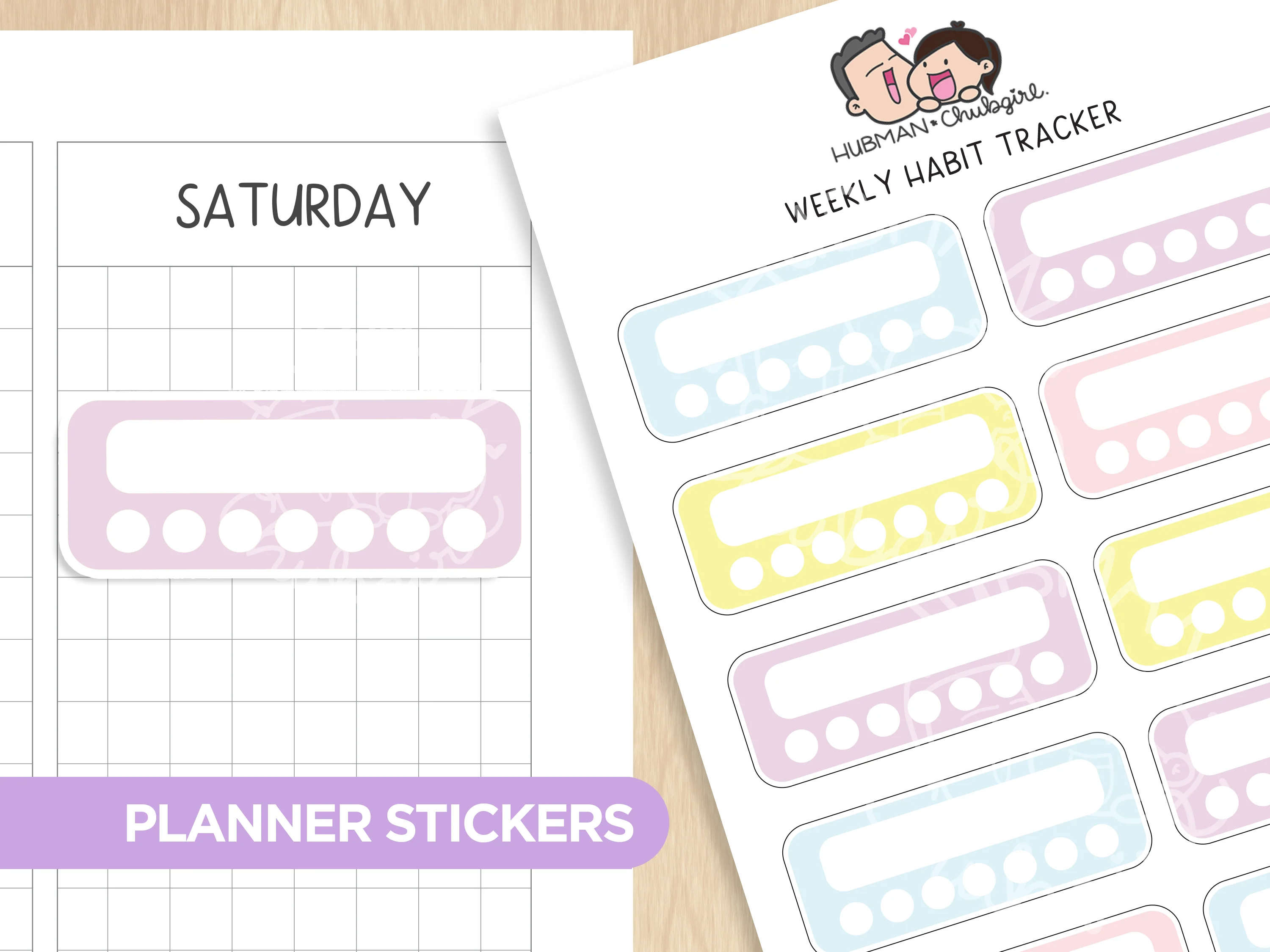 Rainy Days Journaling Extras Sticker Set - Image 5