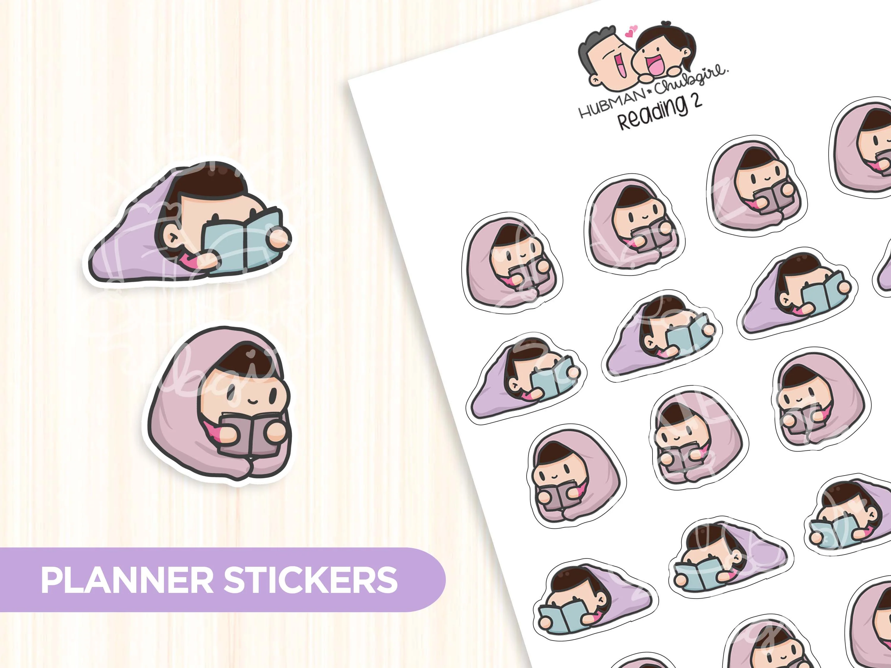 Reading 2 Planner Stickers