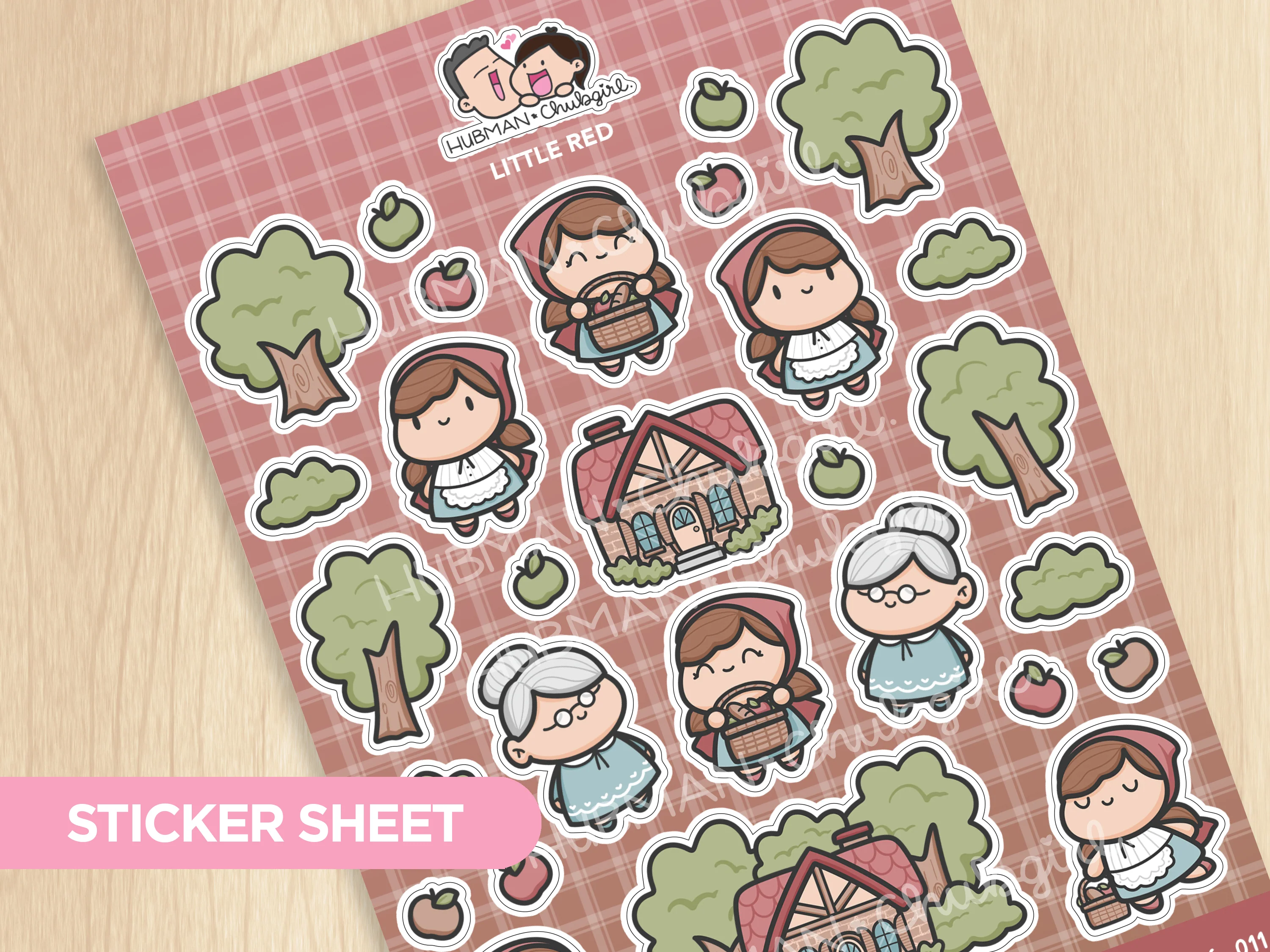 Little Red Sticker Sheet