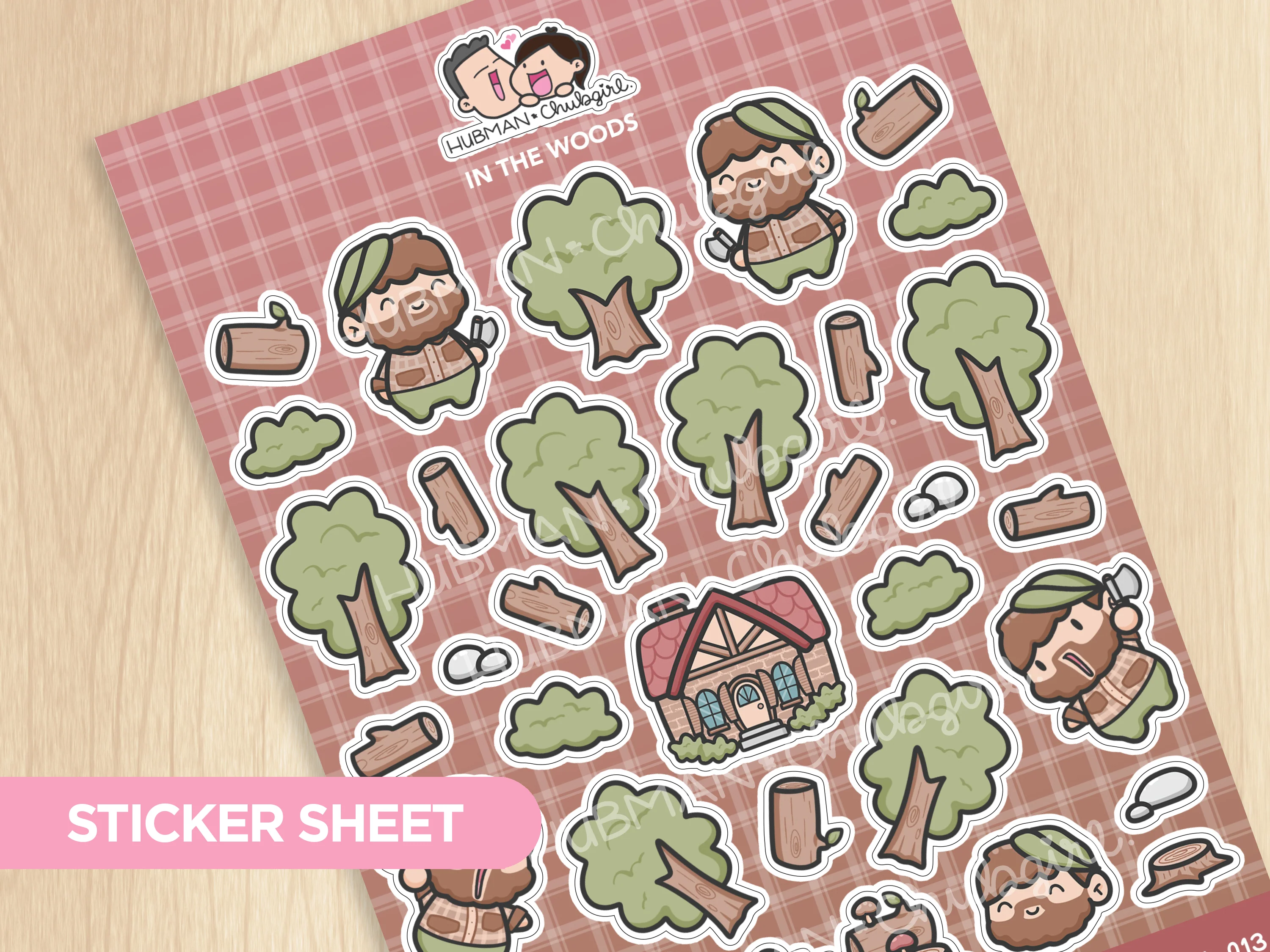 In the Woods Sticker Sheet