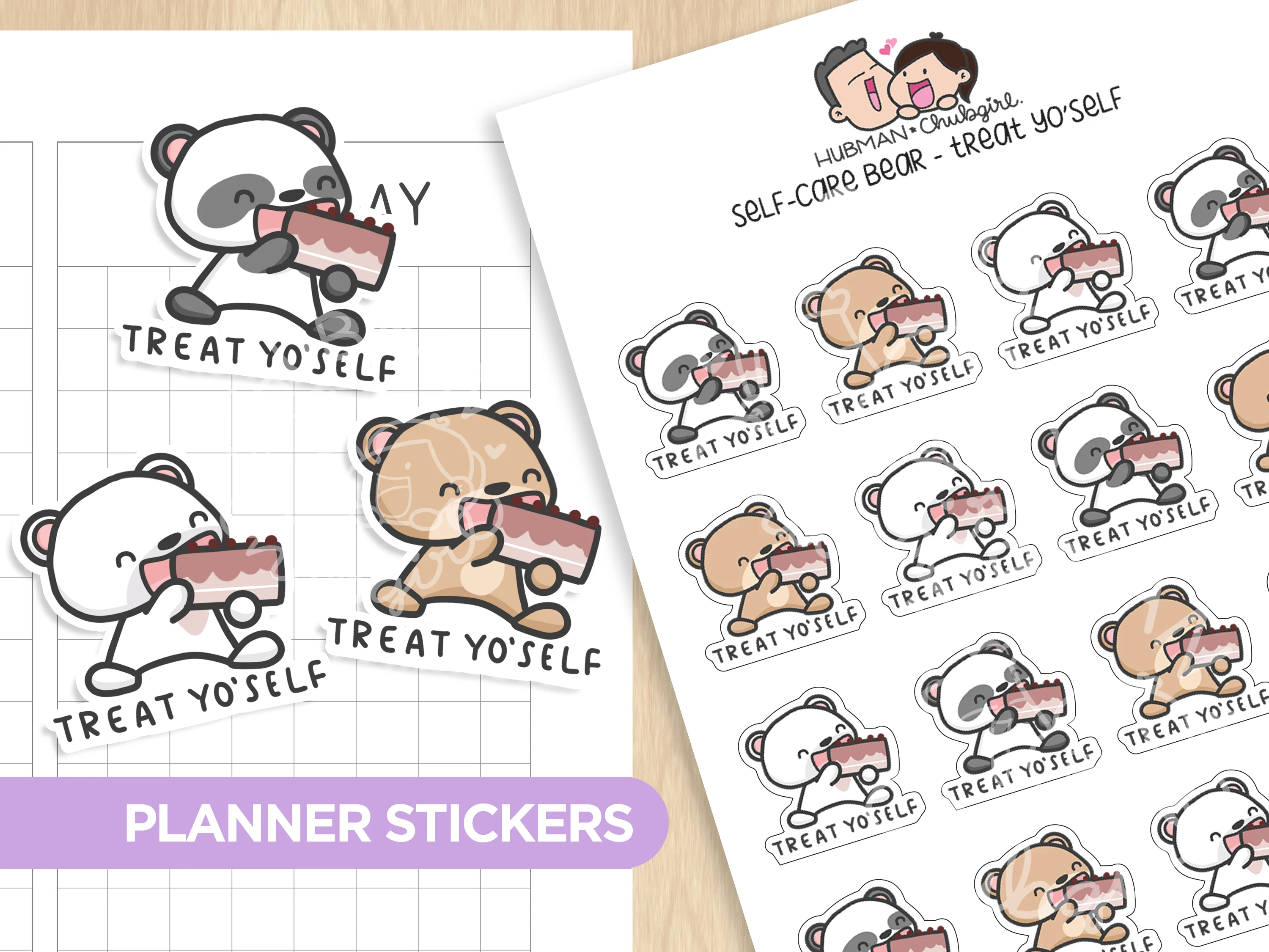 Self-Care Bears Sticker Set - Image 14