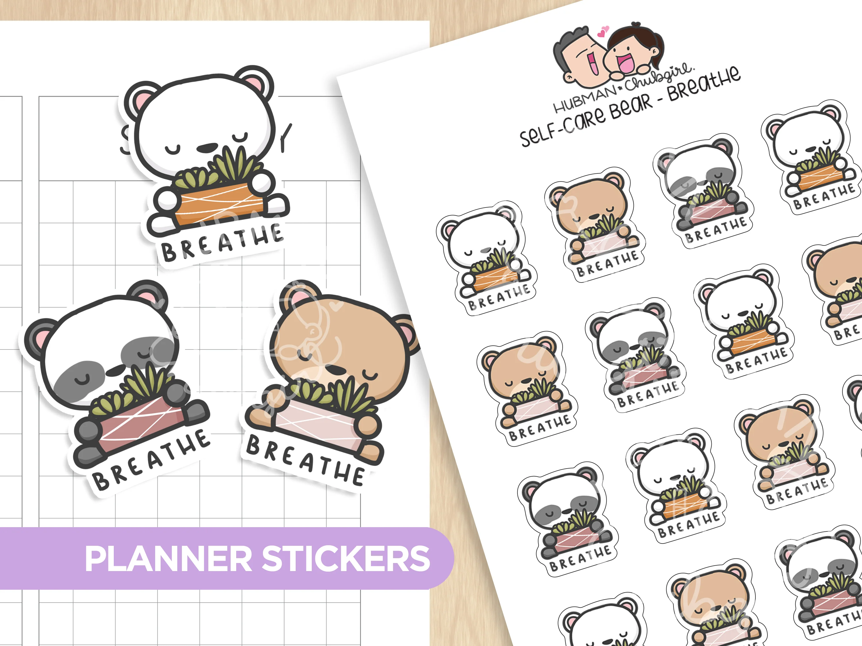 Self-Care Bears Sticker Set - Image 16