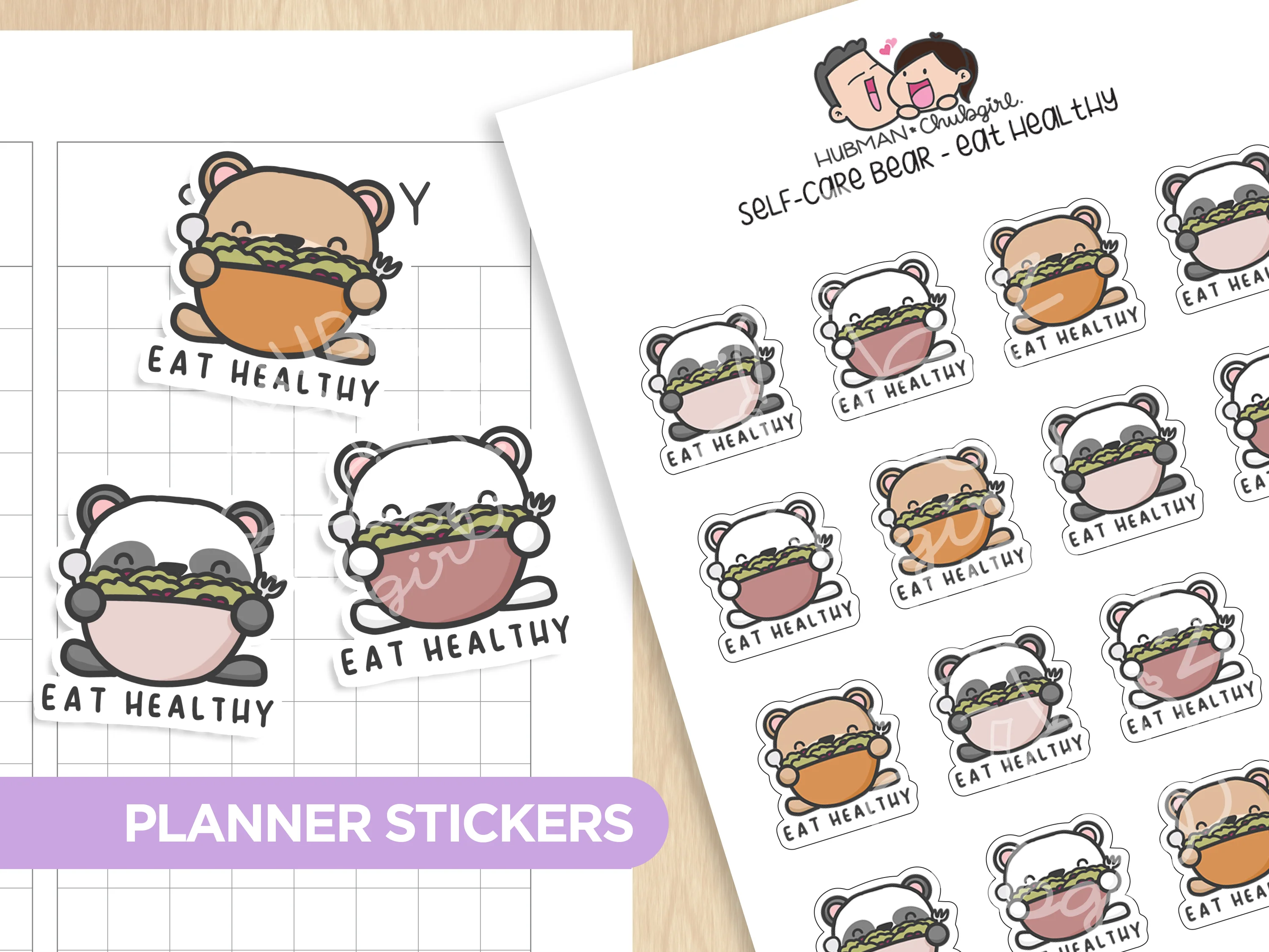 Self-Care Bears Sticker Set - Image 9