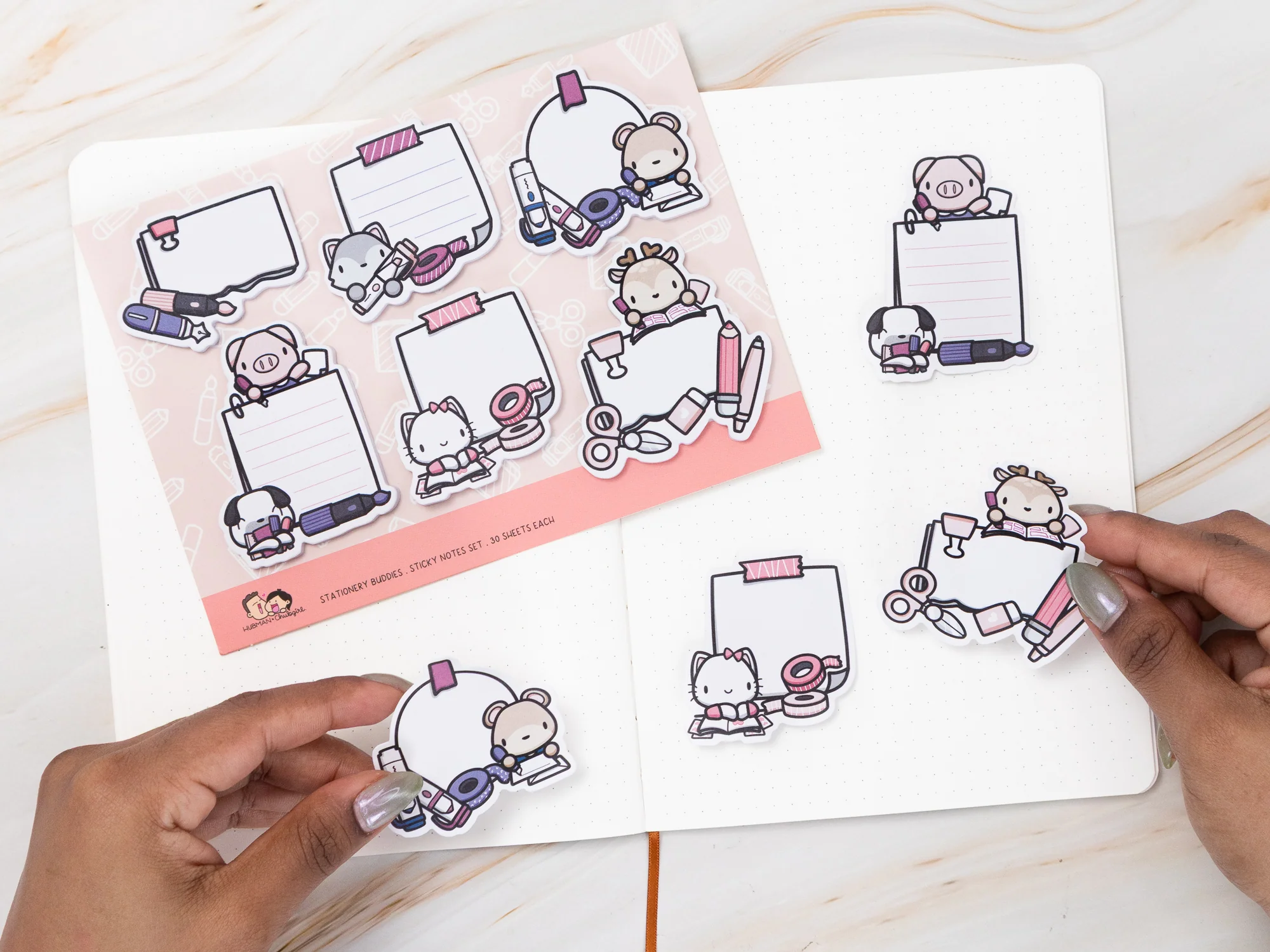 Stationery Buddies Sticky Notes Set - Image 2