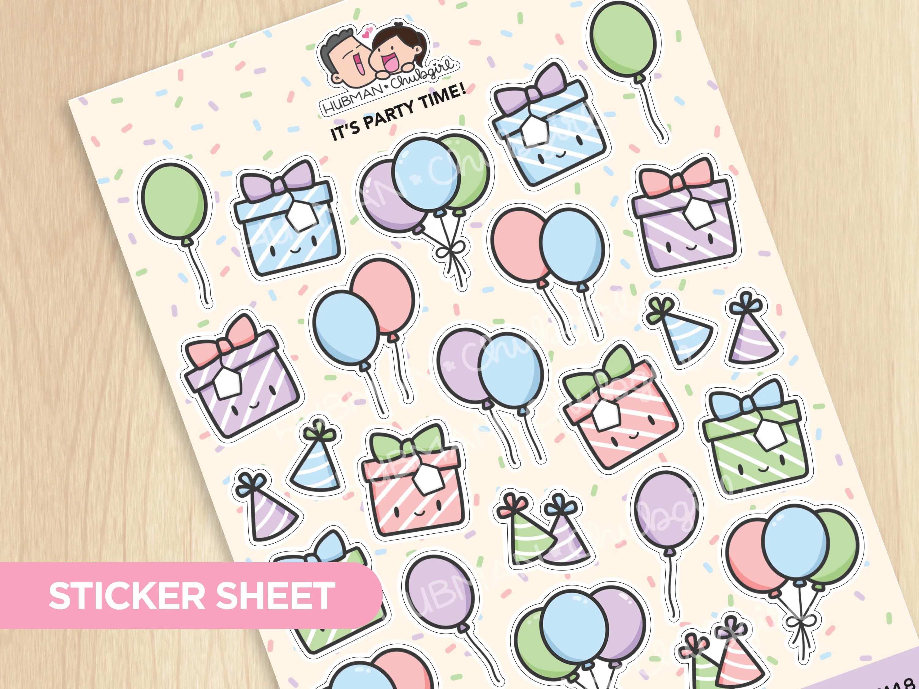 Sticker Sheet - It's Party Time!
