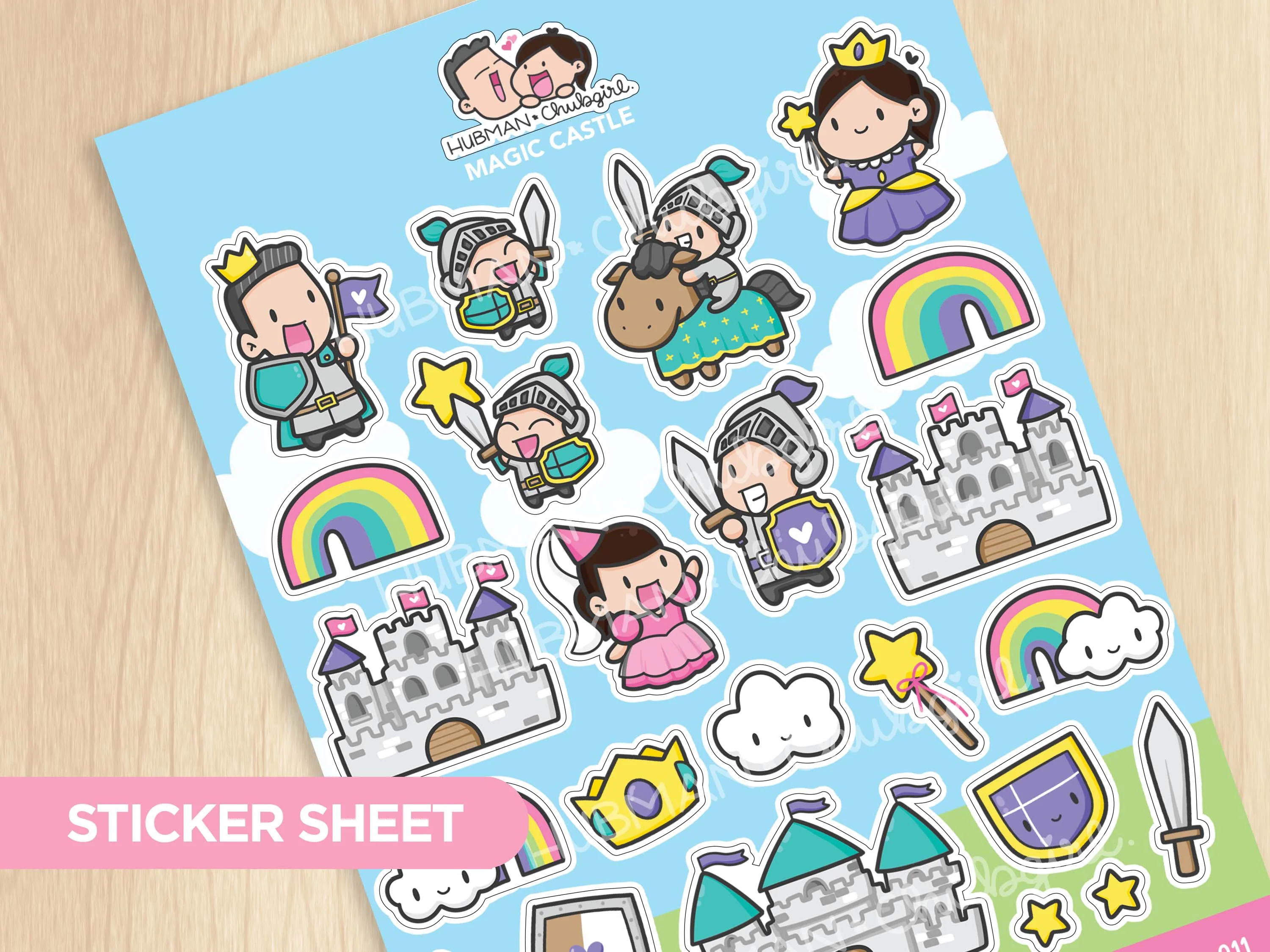 Sticker Sheet - Magic Castle