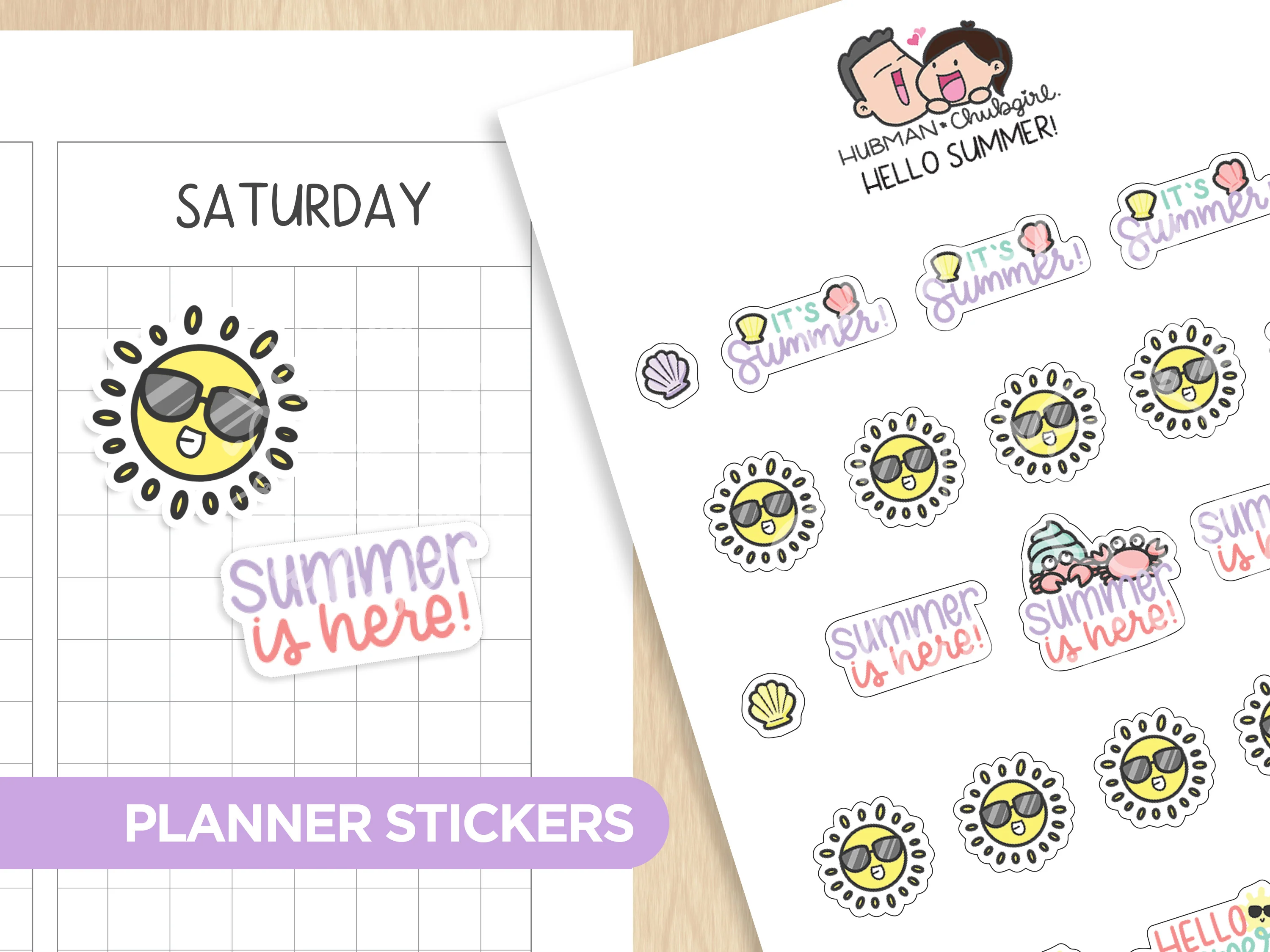 Summer Mermaids Sticker Set - Image 8