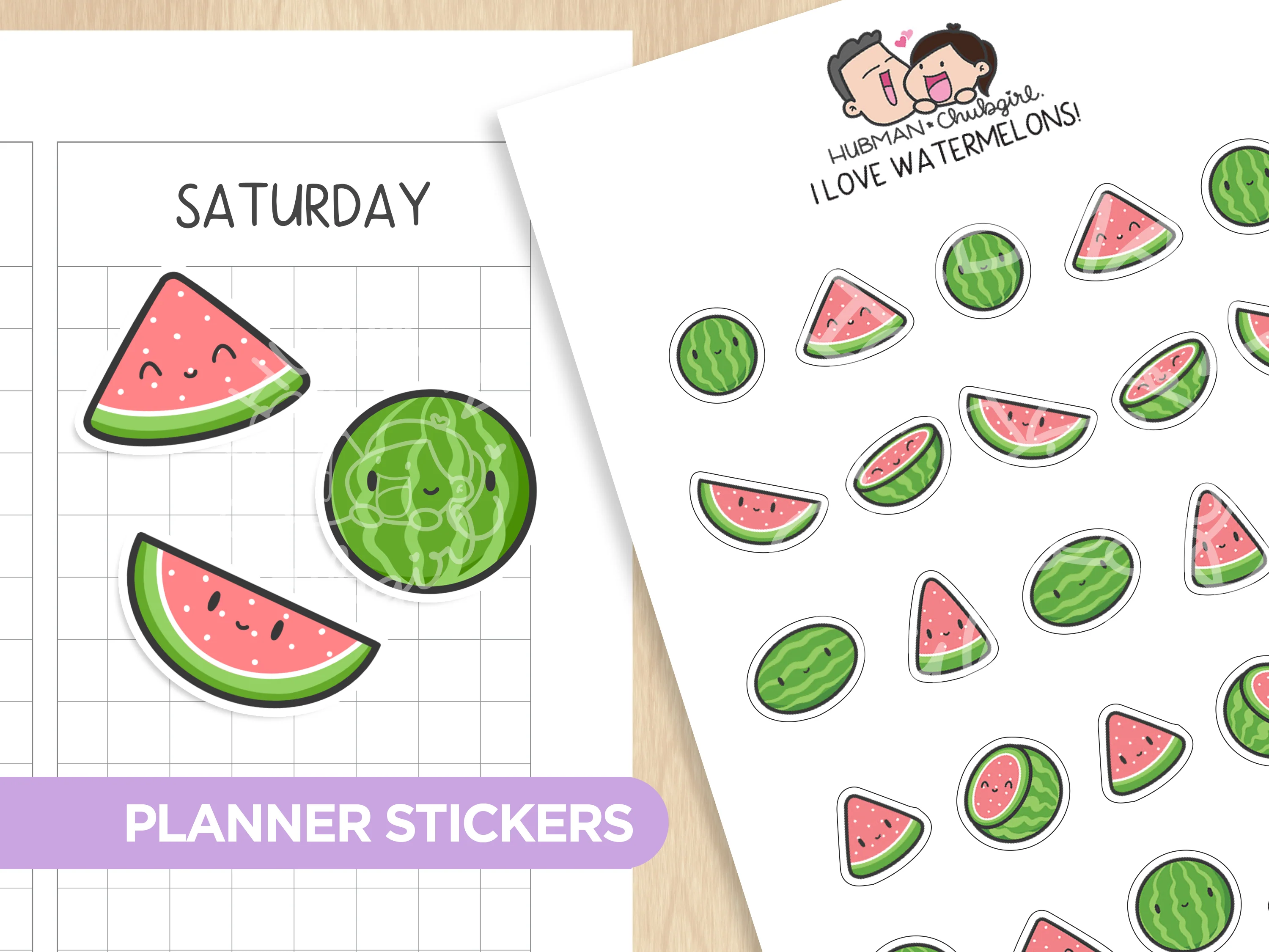 Summer Watermelon Sticker Set - Image 10