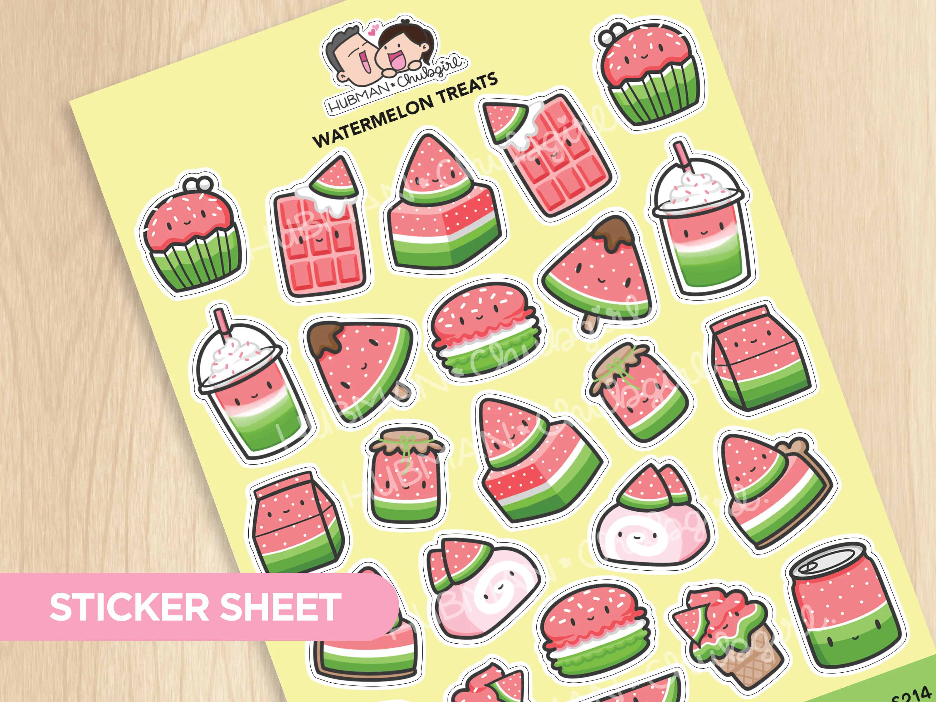 Summer Watermelon Sticker Set - Image 4