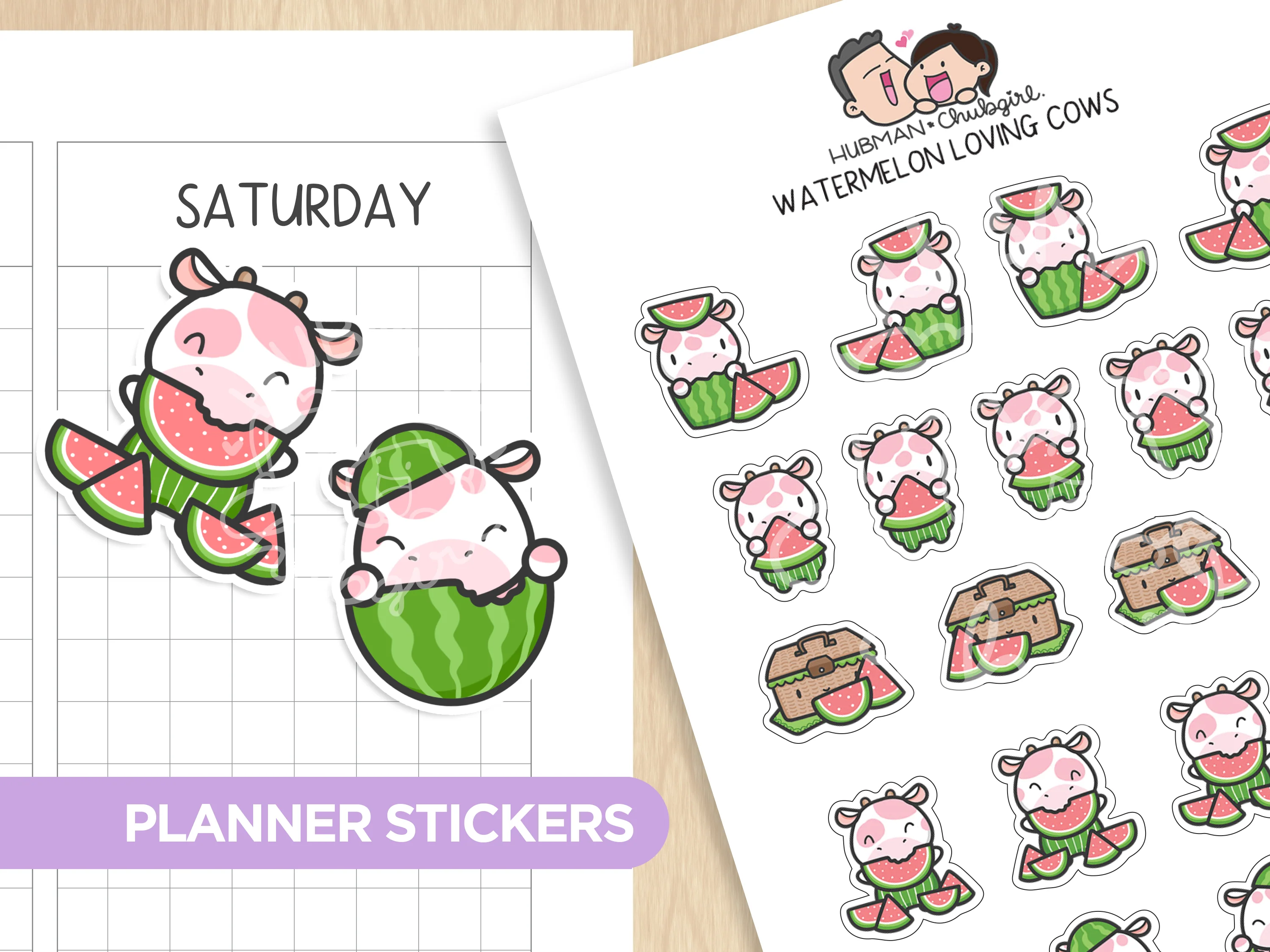 Summer Watermelon Sticker Set - Image 7